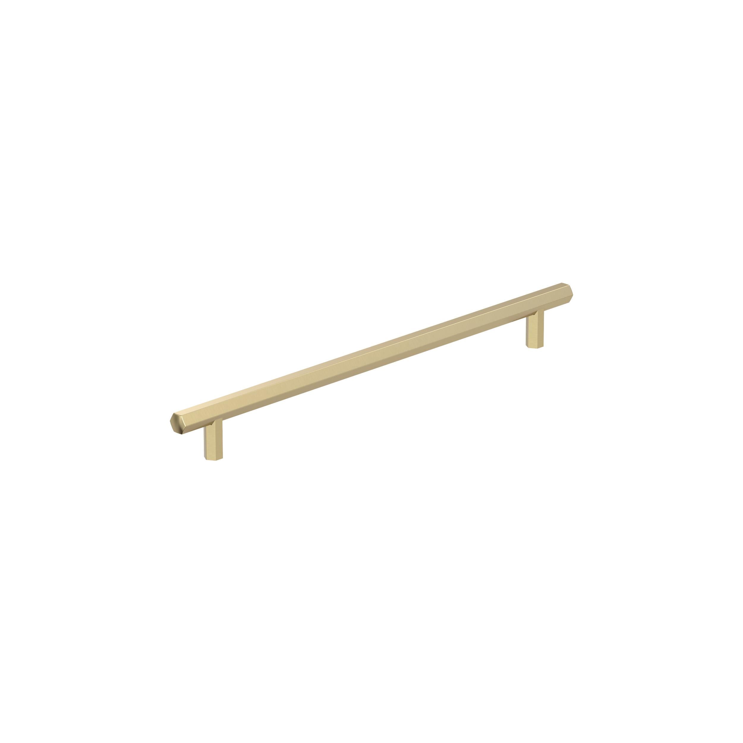 Caliber 10-1/16 inch (256mm) Center-to-Center Golden Champagne Cabinet Pull