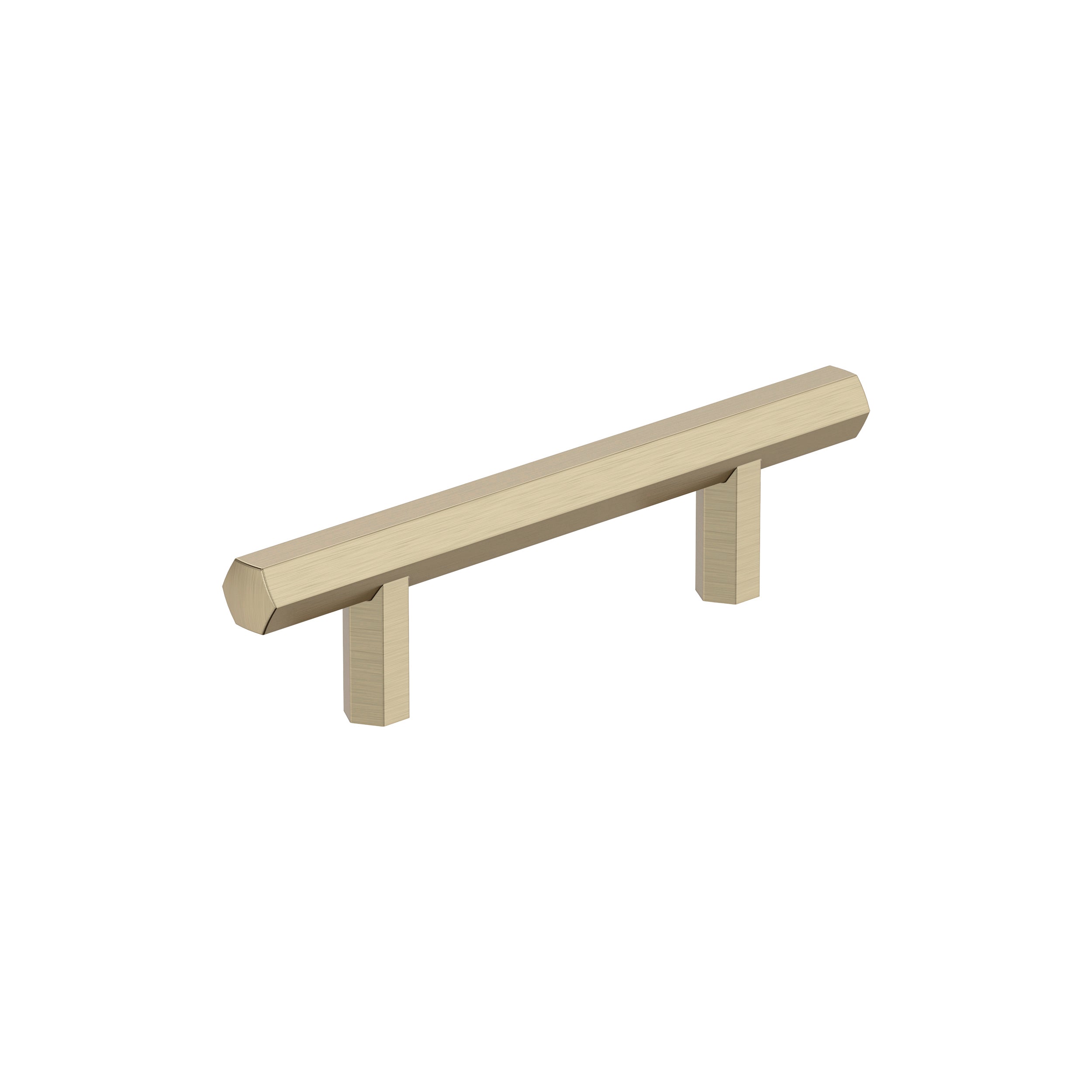 Caliber 3 inch (76mm) Center-to-Center Golden Champagne Cabinet Pull