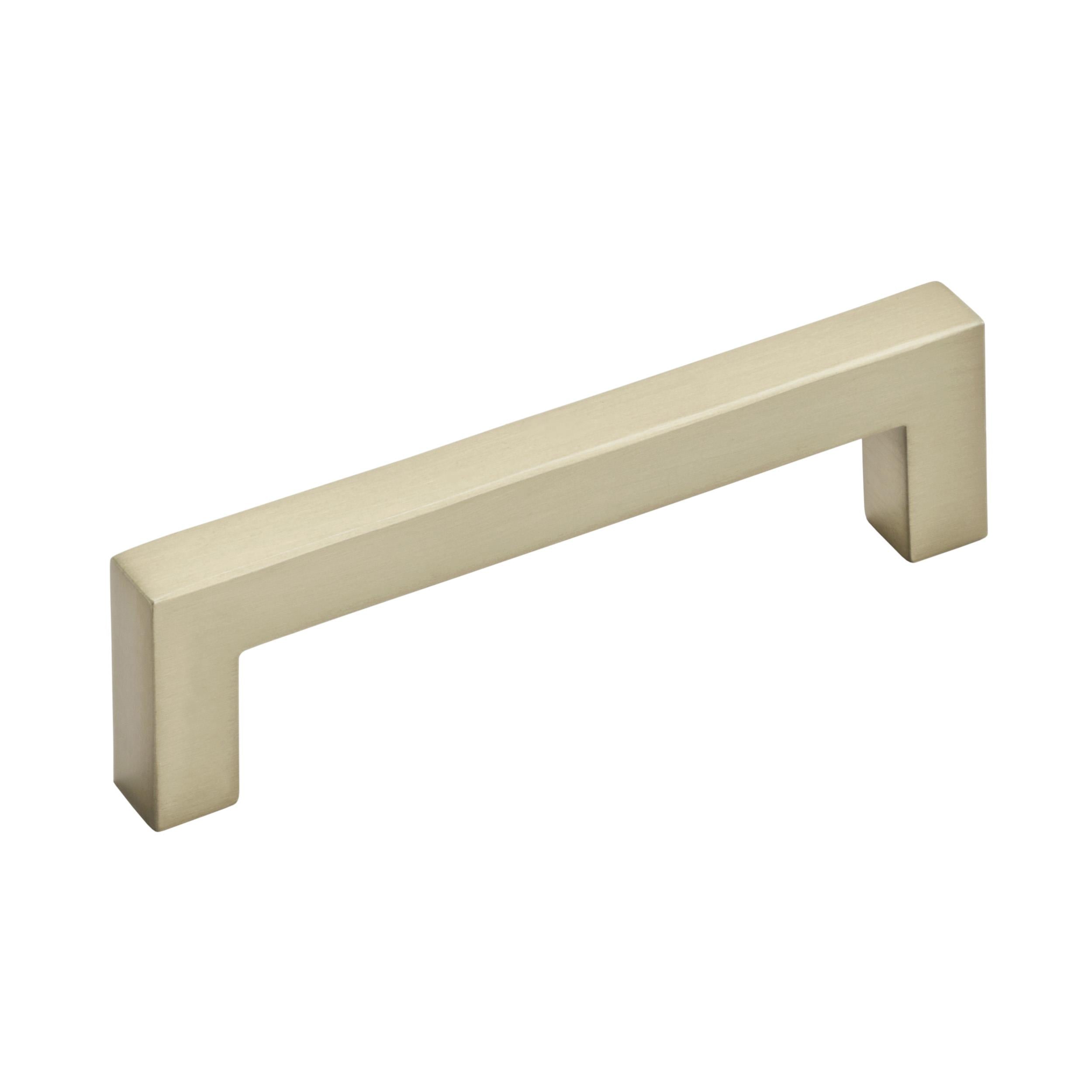 Monument 3-3/4 inch (96mm) Center-to-Center Golden Champagne Cabinet Pull