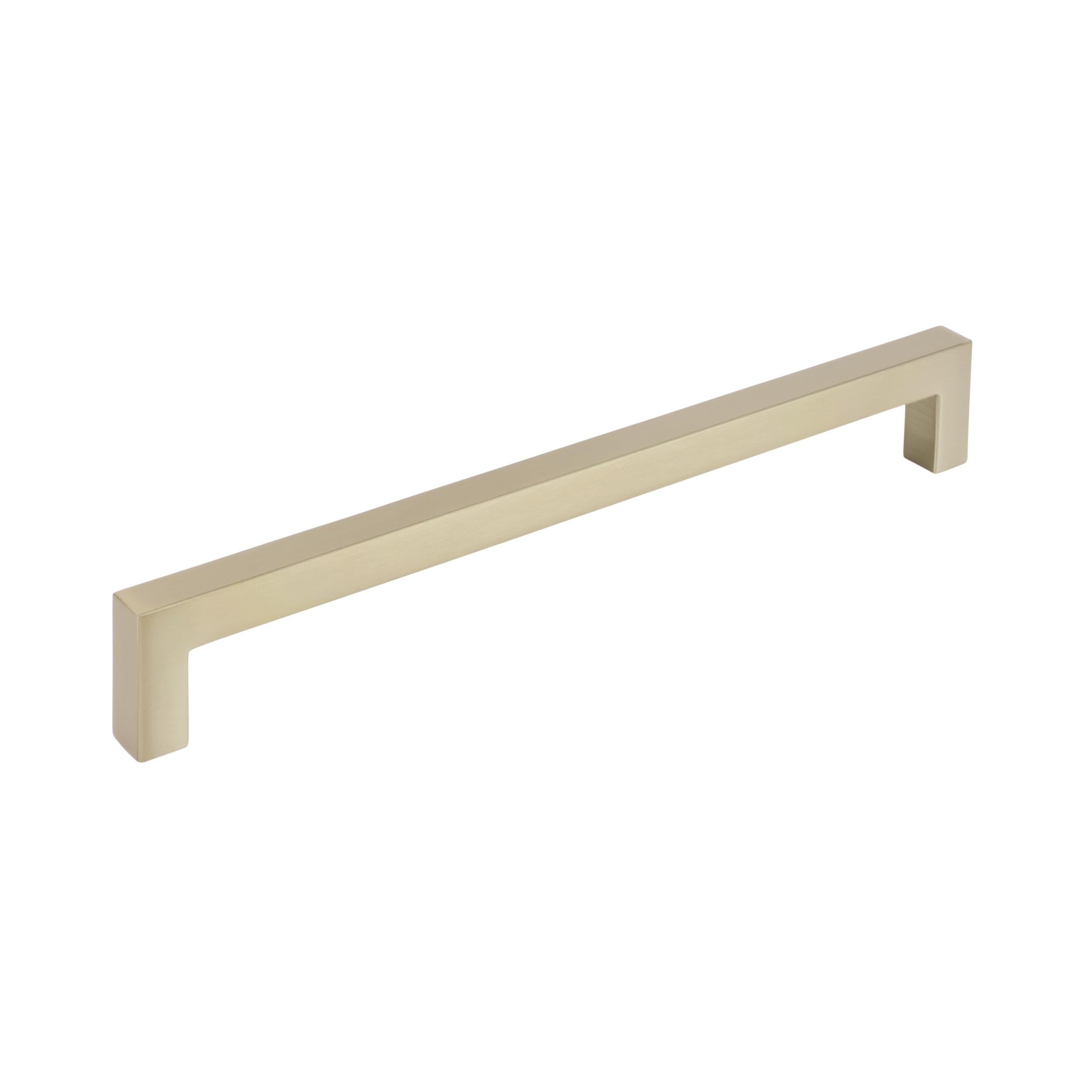 Monument 7-9/16 inch (192mm) Center-to-Center Golden Champagne Cabinet Pull