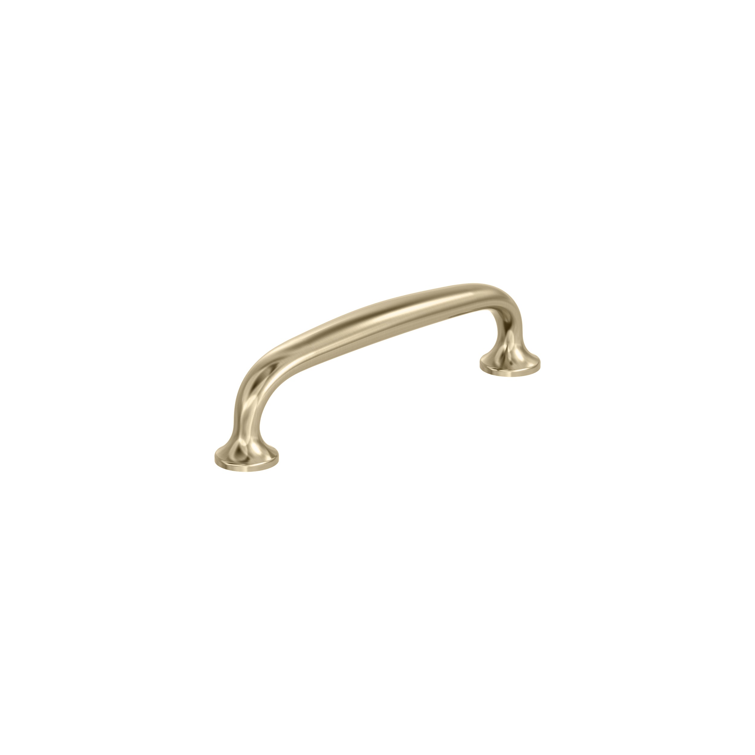 Renown 3-3/4 inch (96mm) Center-to-Center Golden Champagne Cabinet Pull