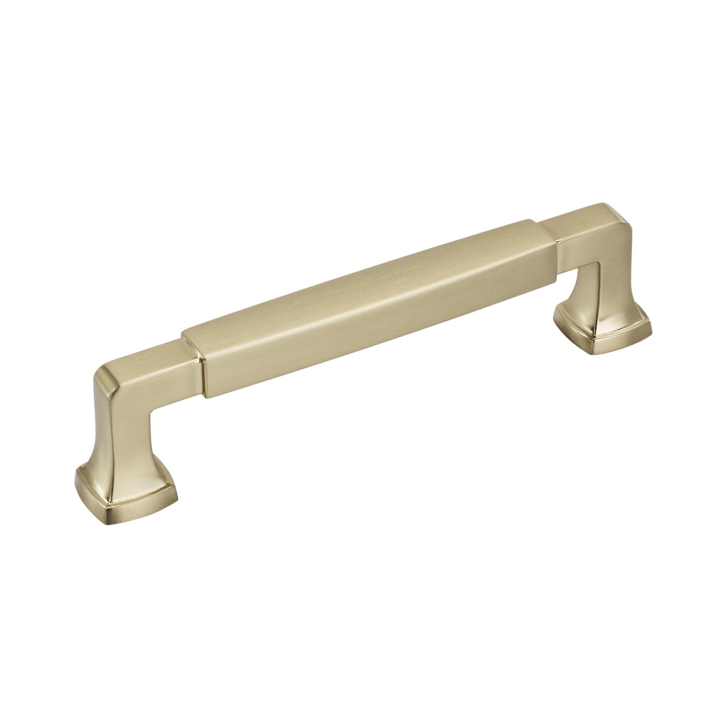 Stature 5-1/16 inch (128mm) Center-to-Center Golden Champagne Cabinet Pull