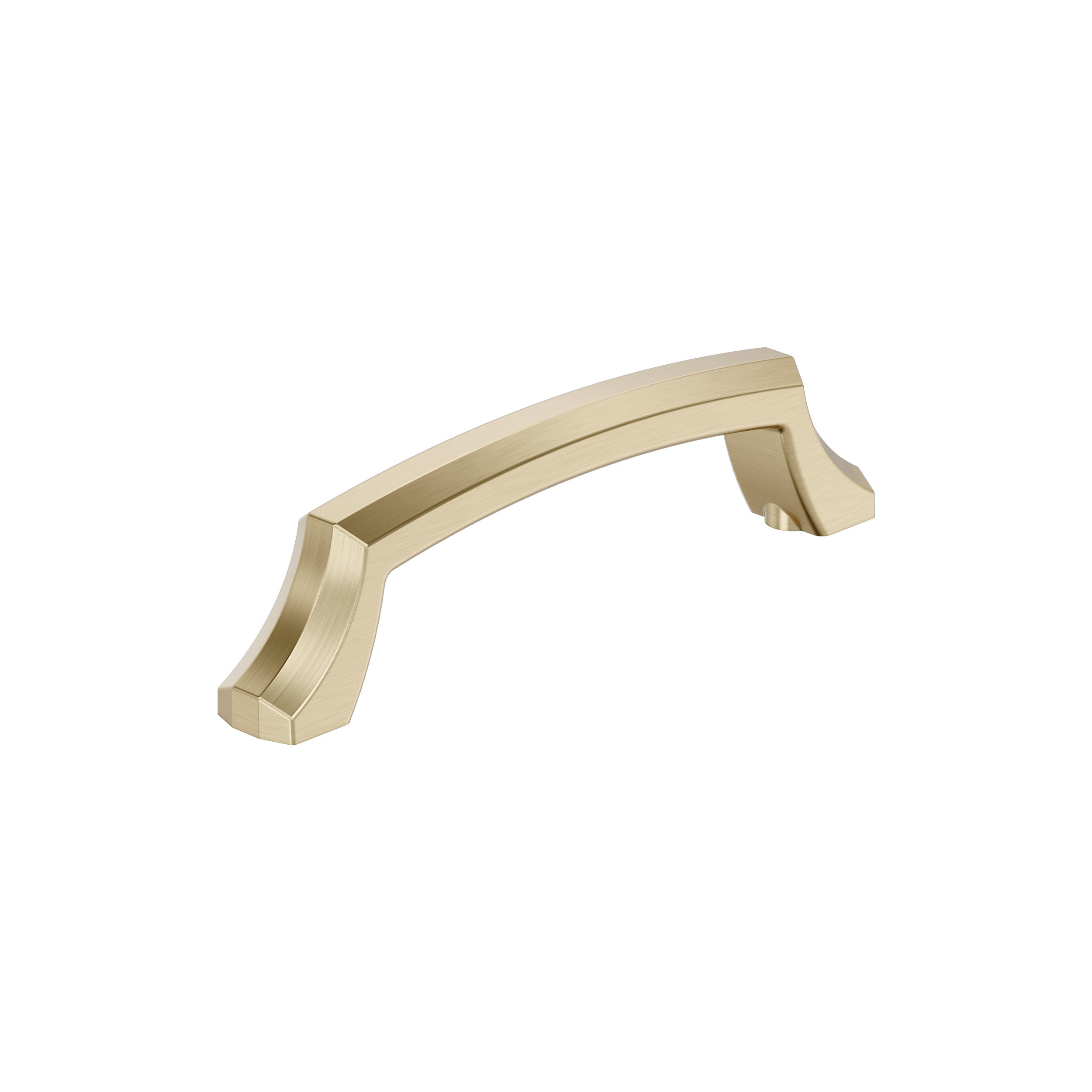 Bellamy 3-3/4 inch (96mm) Center-to-Center Golden Champagne Cabinet Pull