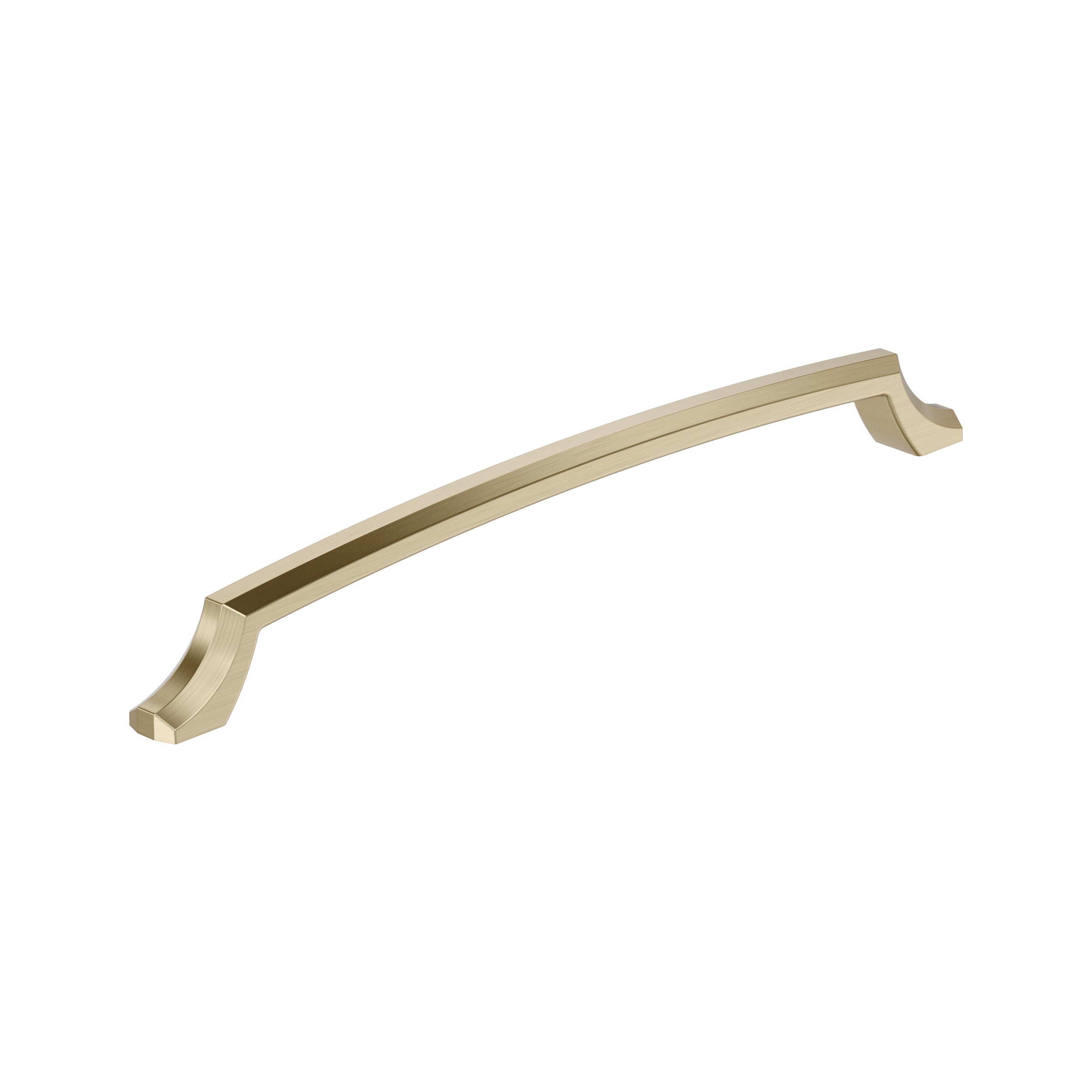Bellamy 10-1/16 inch (256mm) Center-to-Center Golden Champagne Cabinet Pull