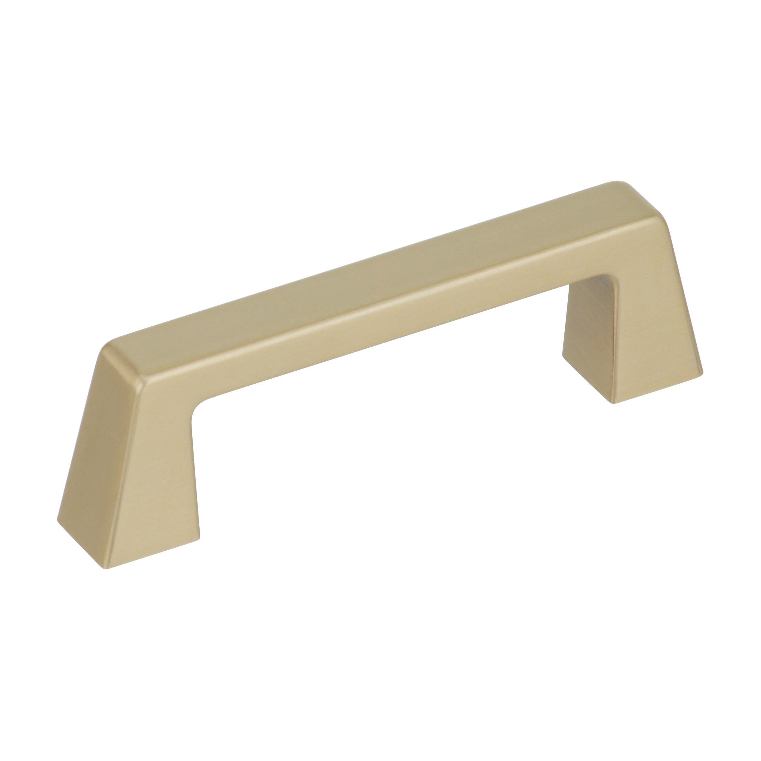 Blackrock 3 inch (76mm) Center-to-Center Golden Champagne Cabinet Pull
