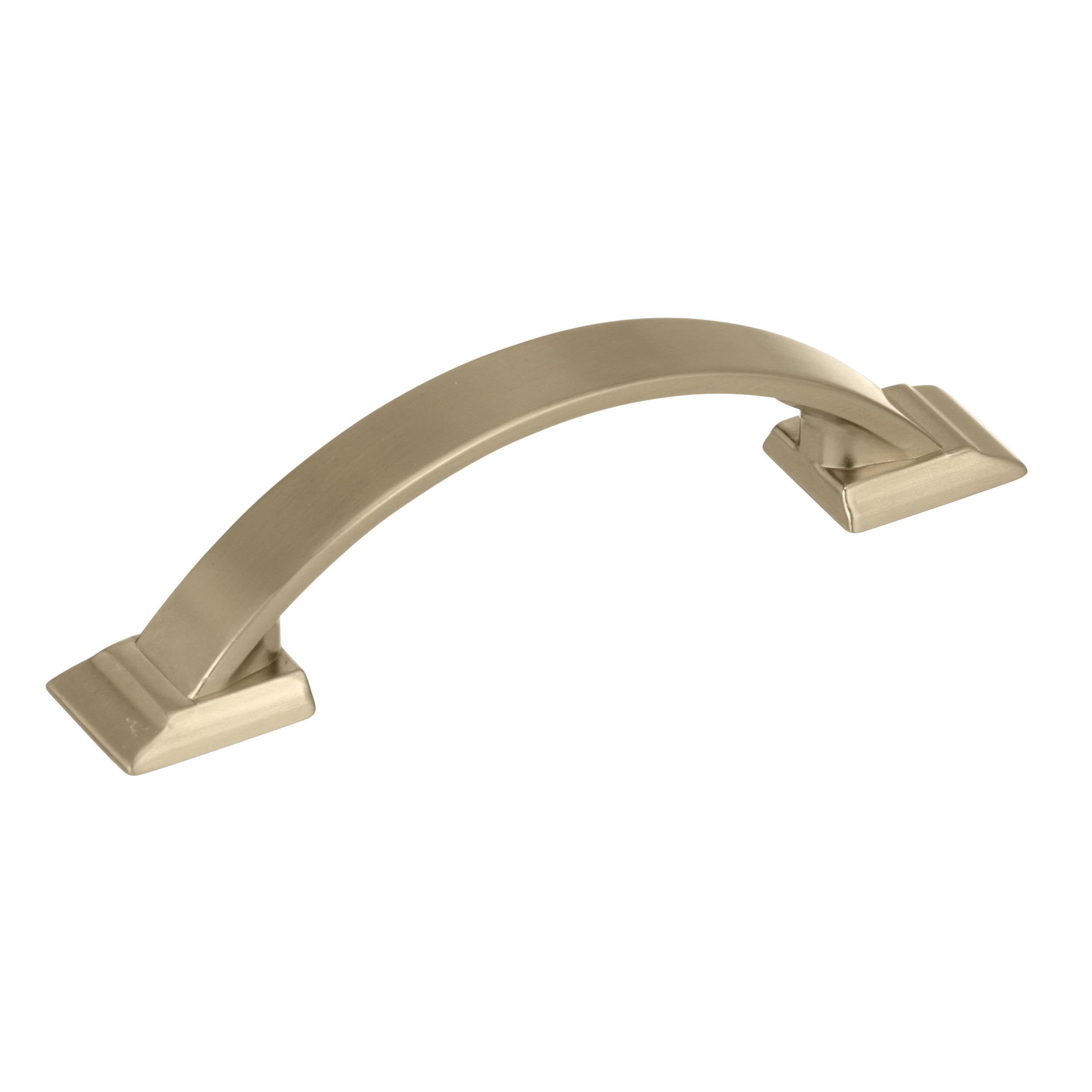 Candler 3 inch (76mm) Center-to-Center Golden Champagne Cabinet Pull