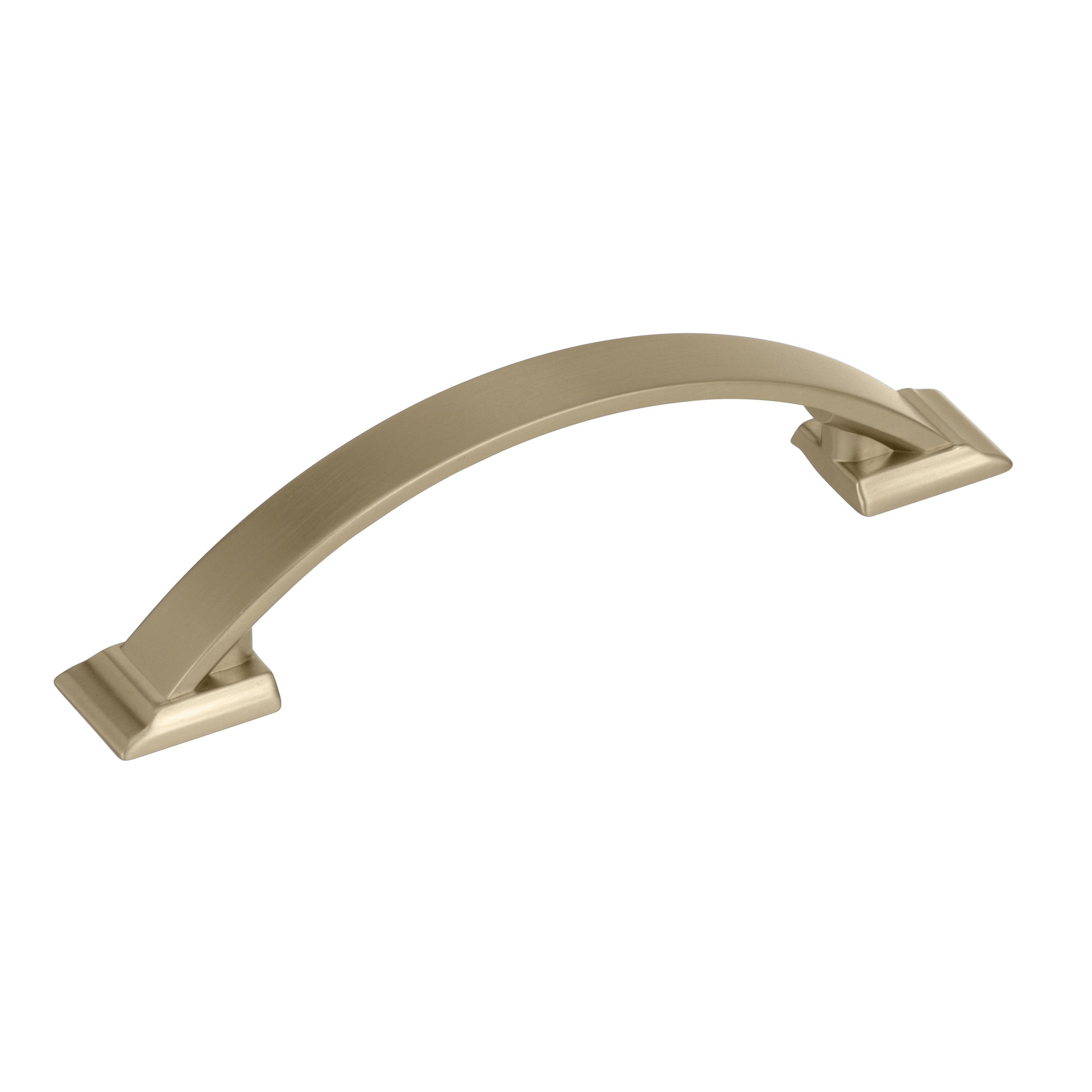 Candler 3-3/4 inch (96mm) Center-to-Center Golden Champagne Cabinet Pull