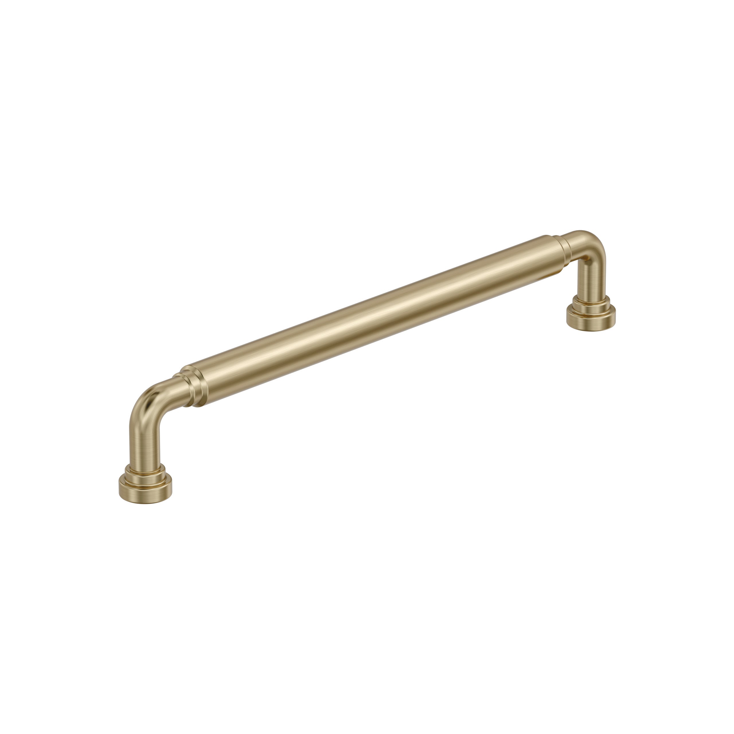 Coble 7-9/16 inch (192mm) Center-to-Center Golden Champagne Cabinet Pull