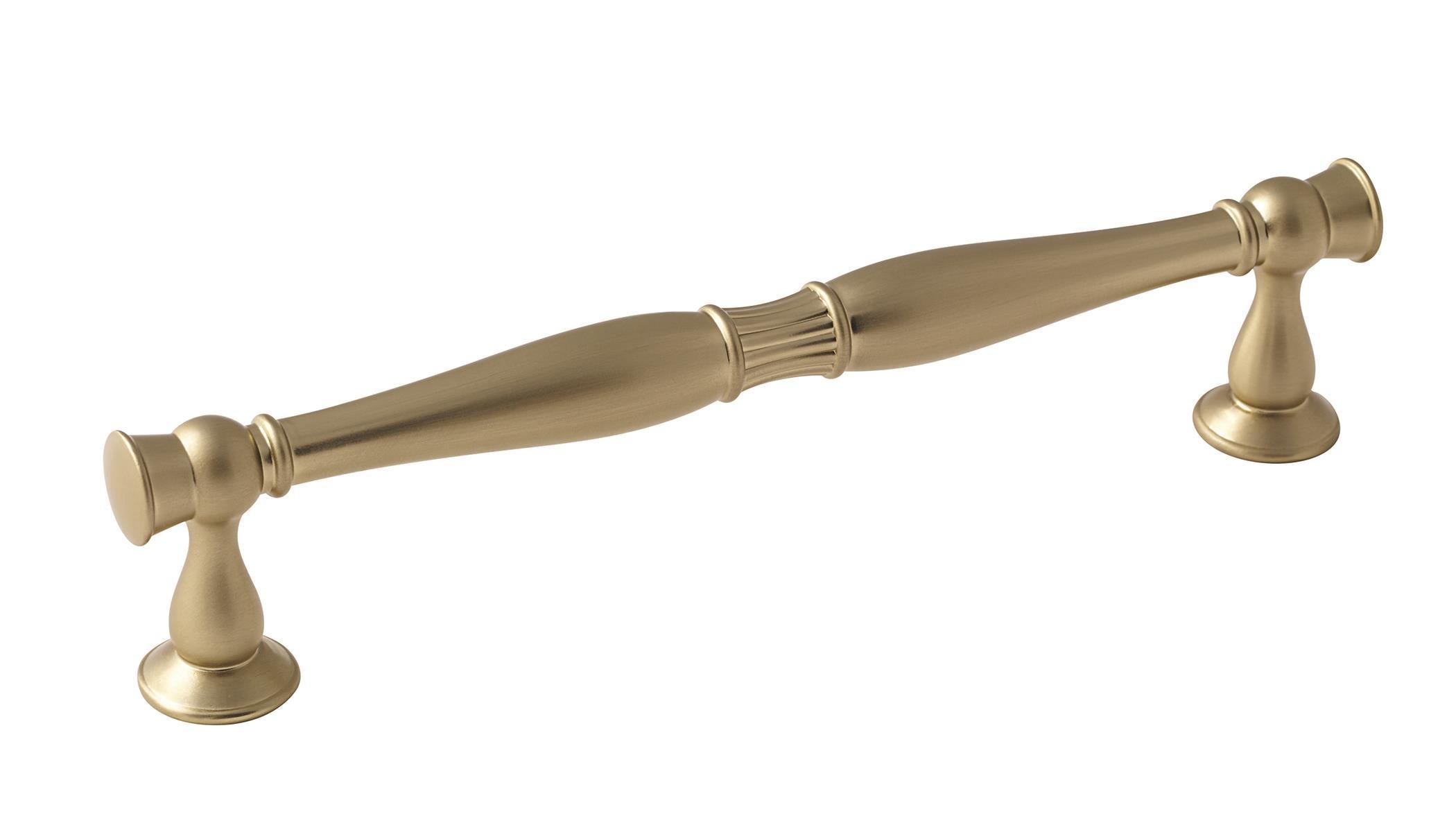 Crawford 6-5/16 inch (160mm) Center-to-Center Golden Champagne Cabinet Pull