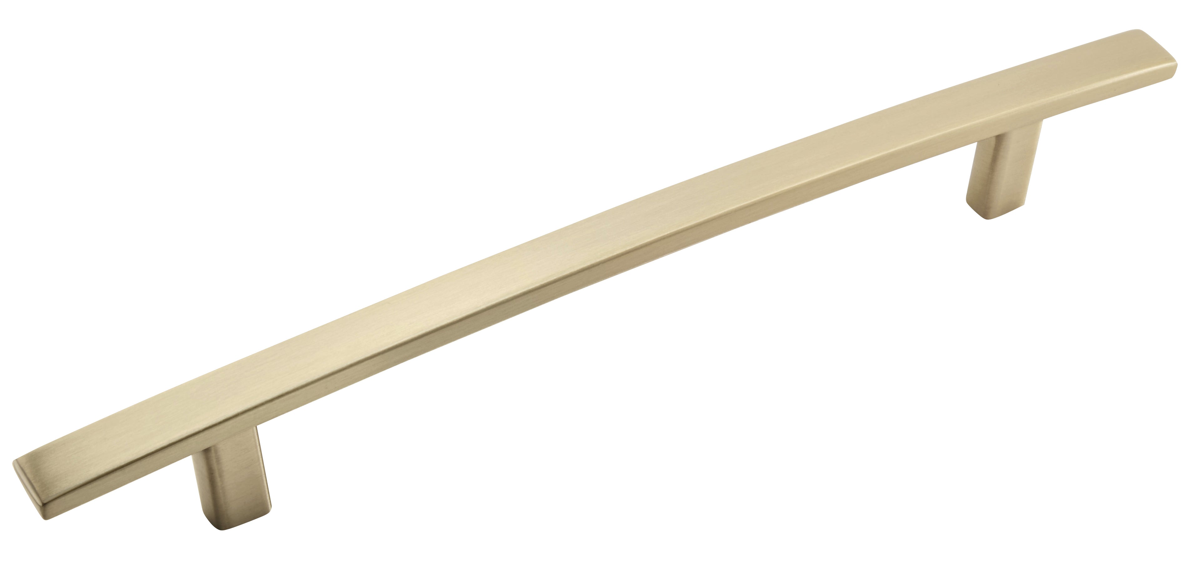 Cyprus 6-5/16 inch (160mm) Center-to-Center Golden Champagne Cabinet Pull