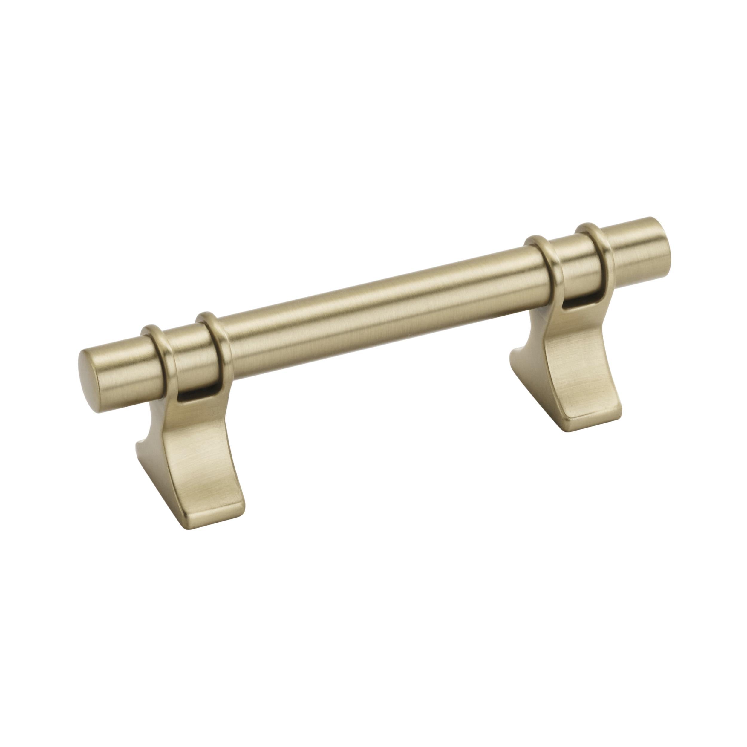 Davenport 3 inch (76mm) Center-to-Center Golden Champagne Cabinet Pull