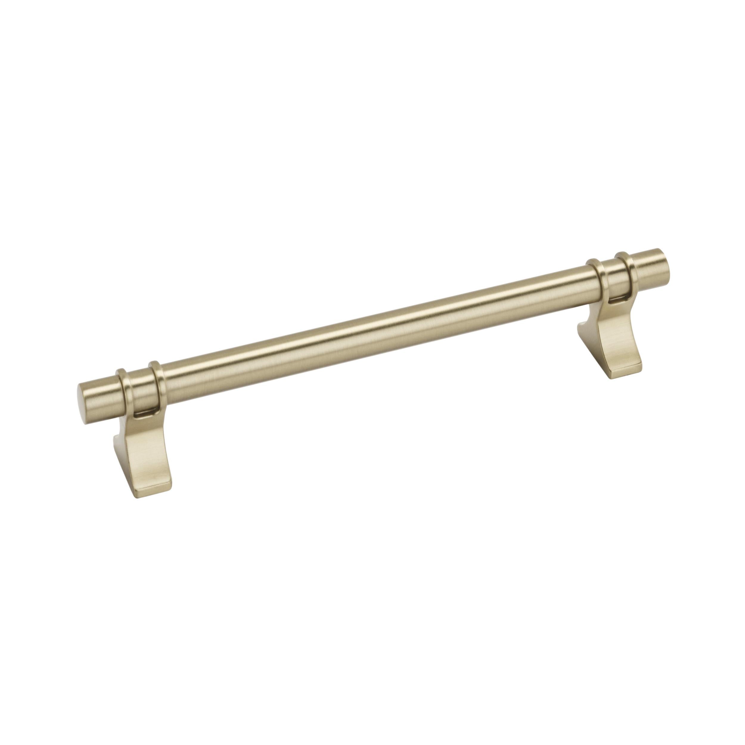 Davenport 6-5/16 inch (160mm) Center-to-Center Golden Champagne Cabinet Pull