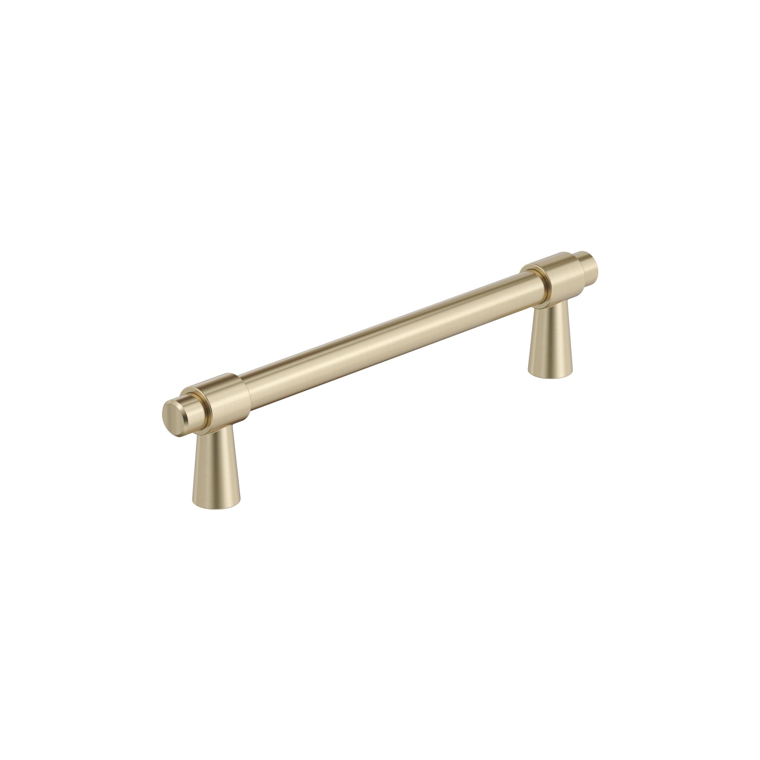 Destine 5-1/16 inch (128mm) Center-to-Center Golden Champagne Cabinet Pull