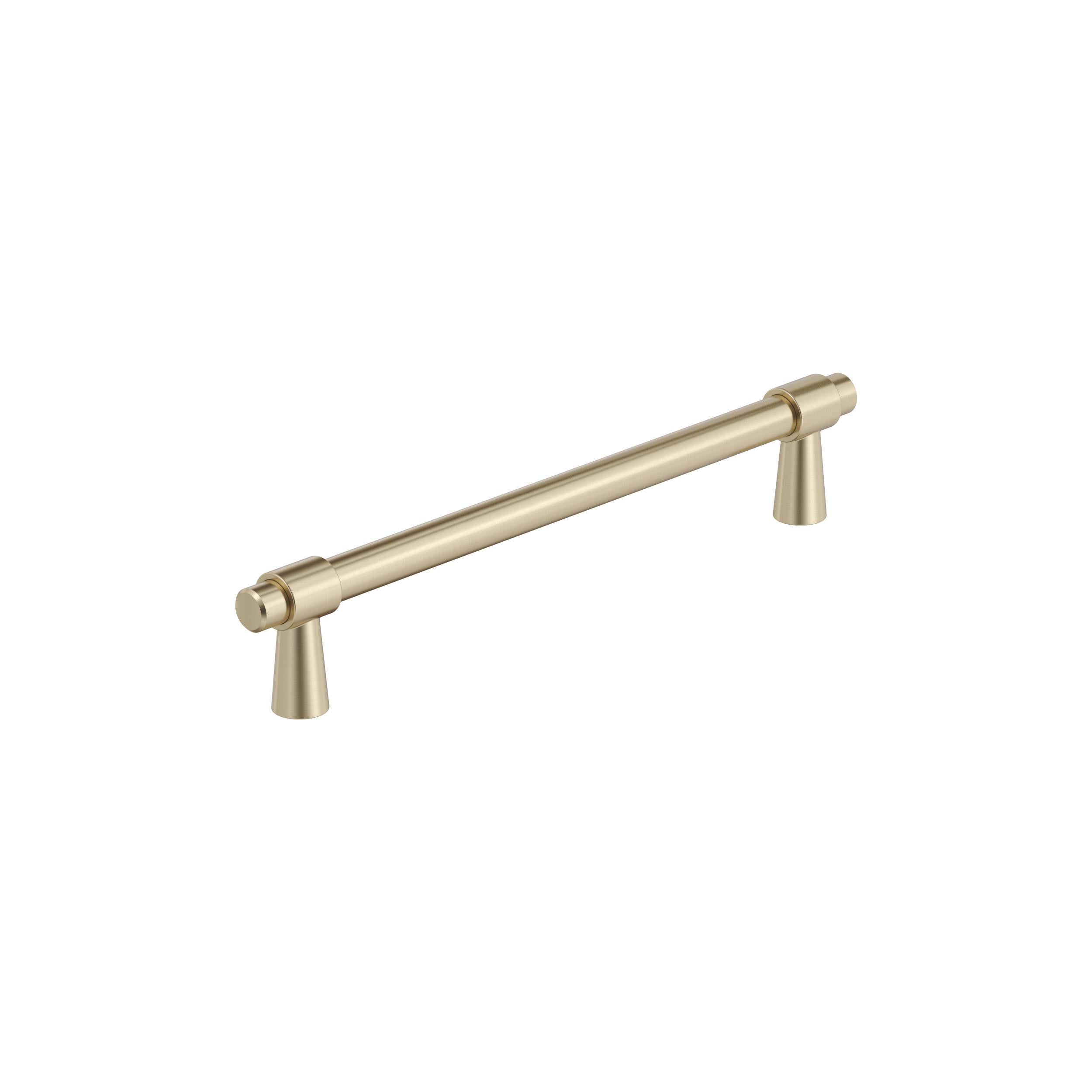 Destine 6-5/16 inch (160mm) Center-to-Center Golden Champagne Cabinet Pull
