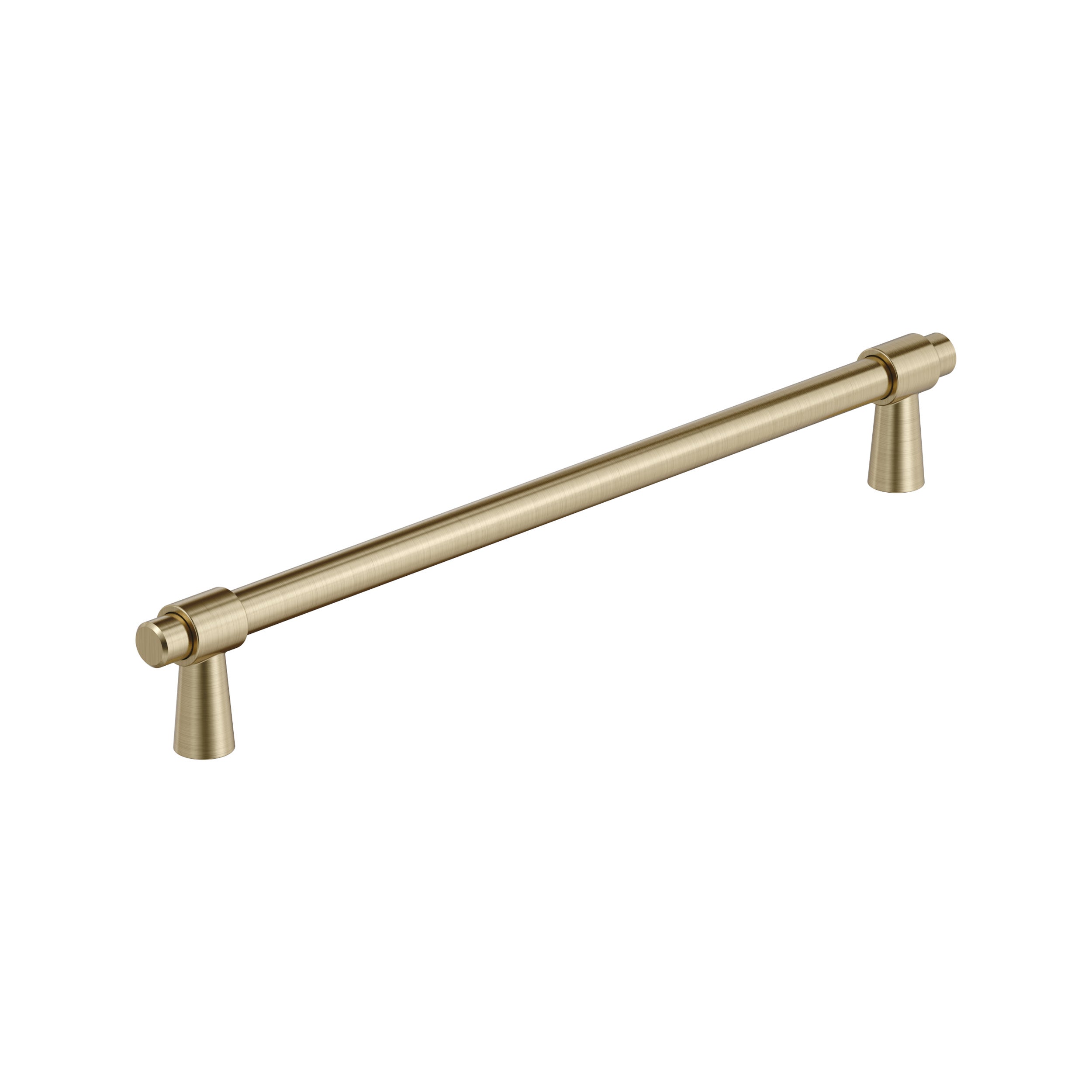Destine 10-1/16 inch (256mm) Center-to-Center Golden Champagne Cabinet Pull
