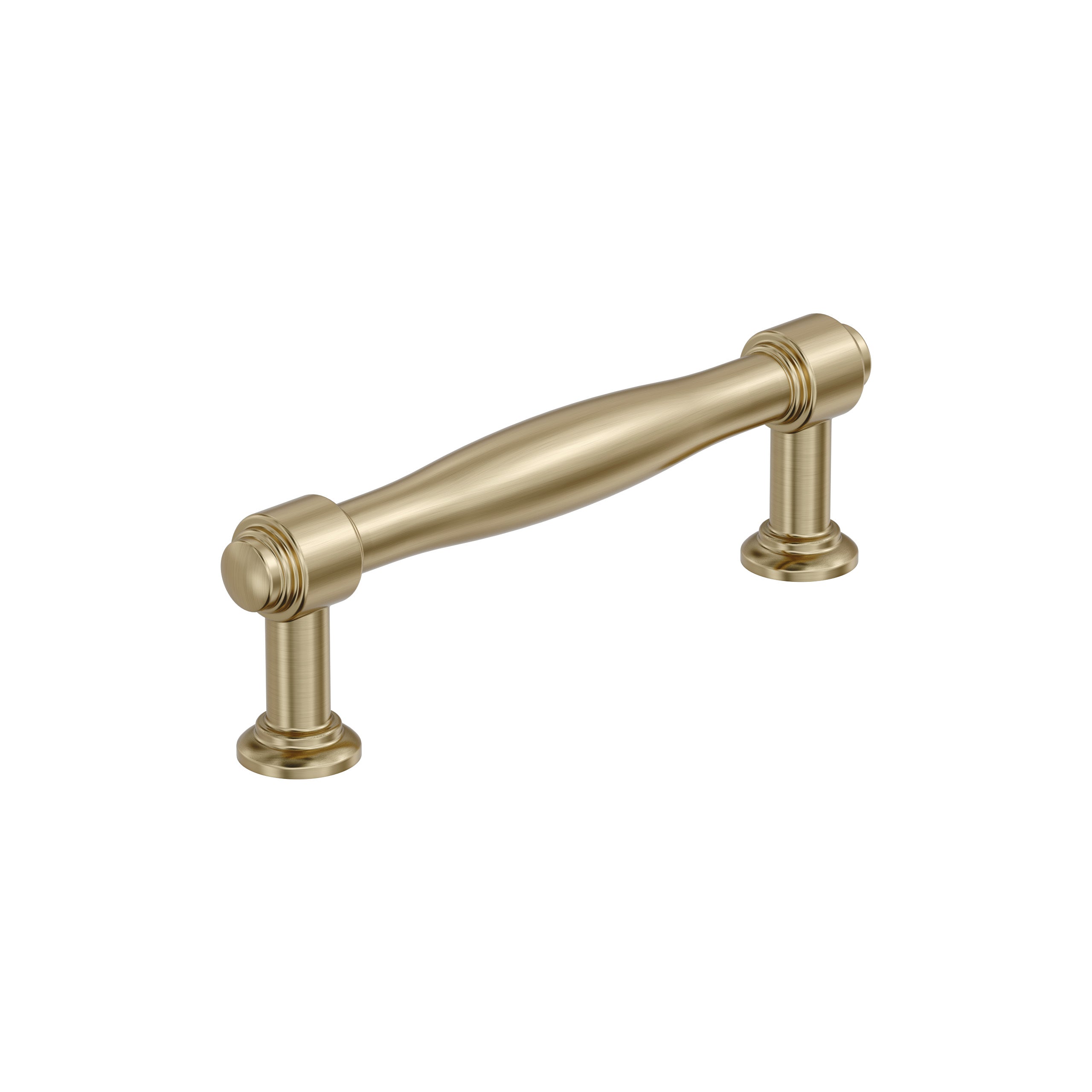 Enlivity 3-3/4 inch (96mm) Center-to-Center Golden Champagne Cabinet Pull
