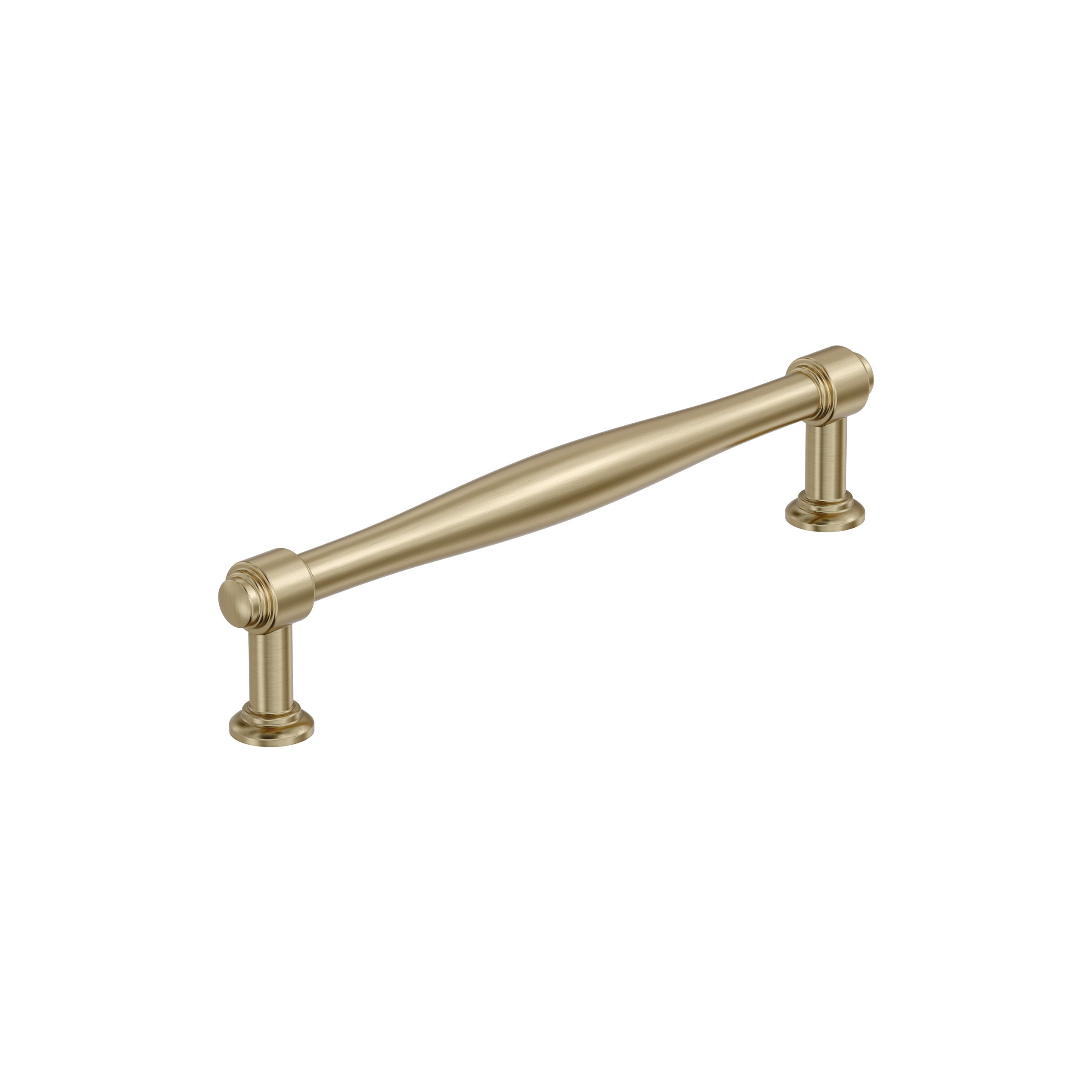 Enlivity 6-5/16 inch (160mm) Center-to-Center Golden Champagne Cabinet Pull