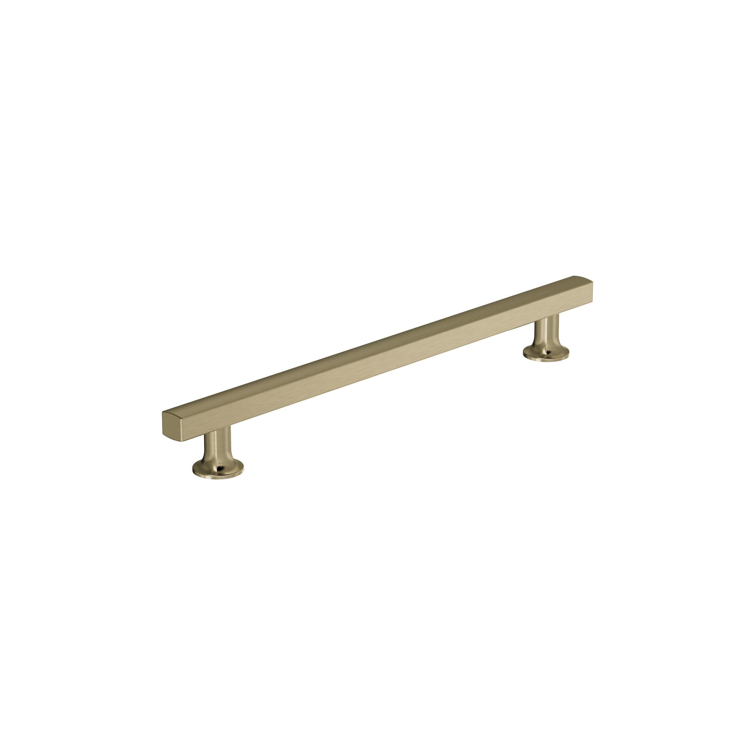 Everett 8-13/16 inch (224mm) Center-to-Center Golden Champagne Cabinet Pull