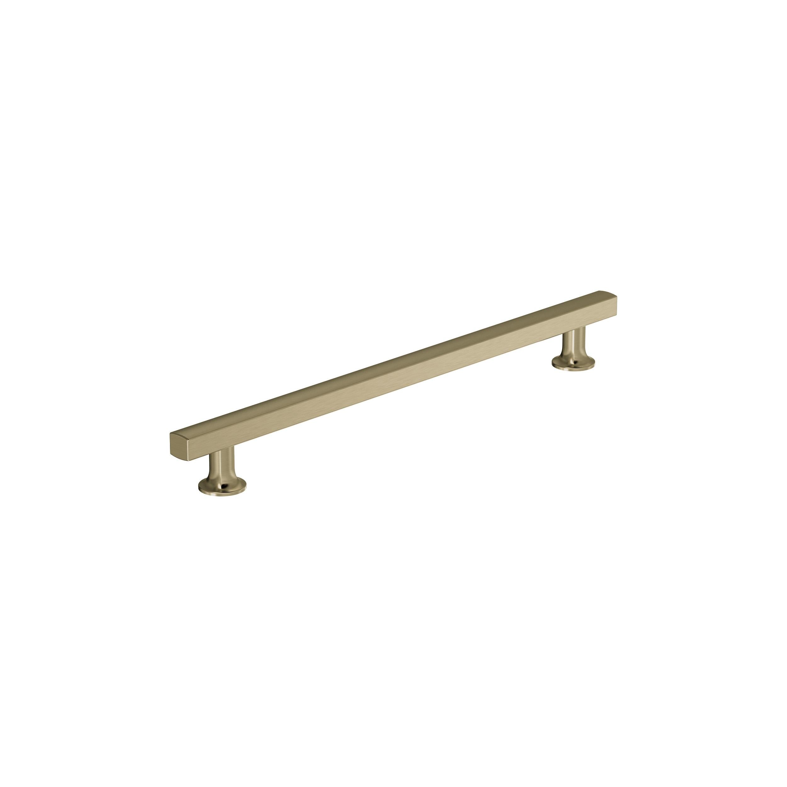 Everett 10-1/16 inch (256mm) Center-to-Center Golden Champagne Cabinet Pull