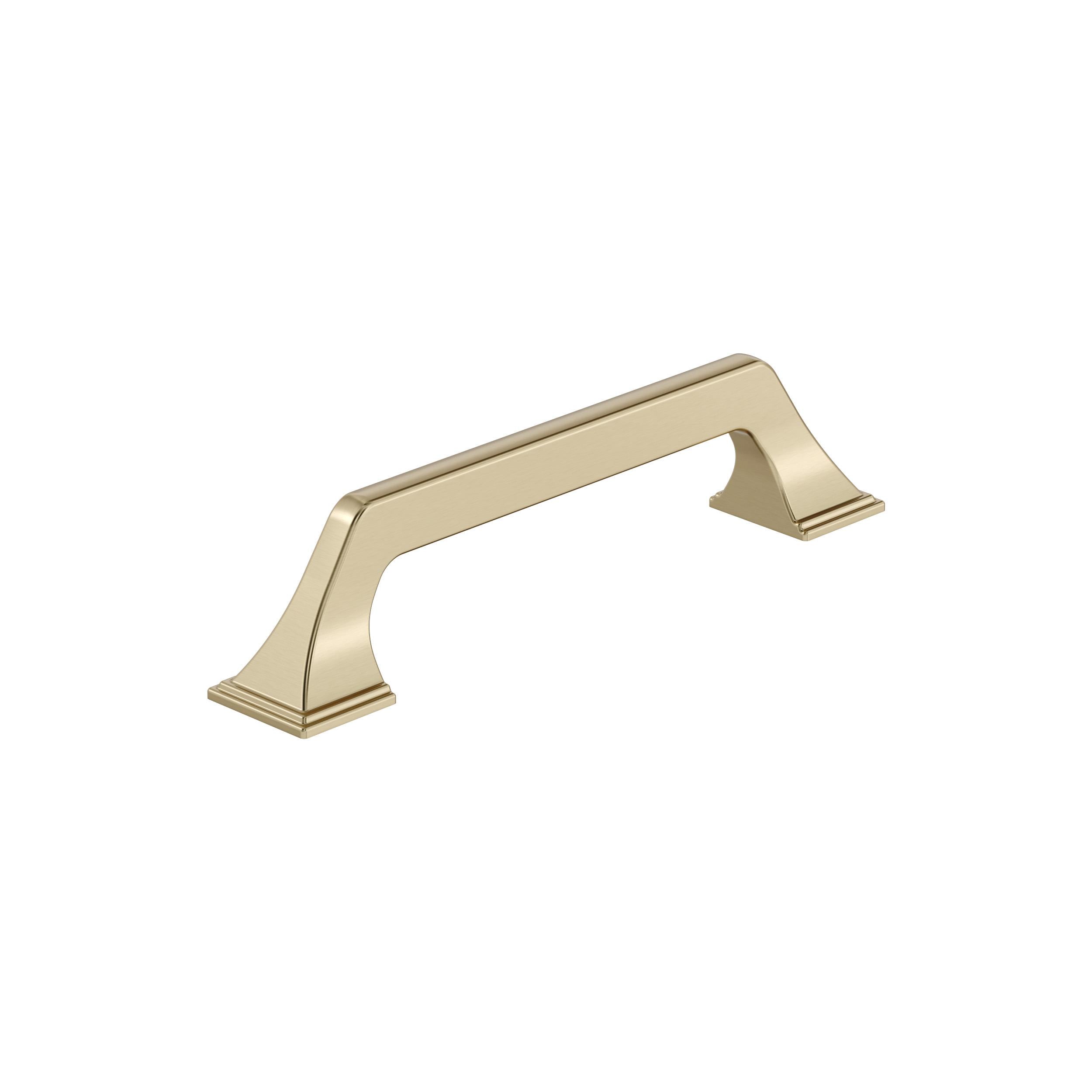 Exceed 5-1/16 inch (128mm) Center-to-Center Golden Champagne Cabinet Pull