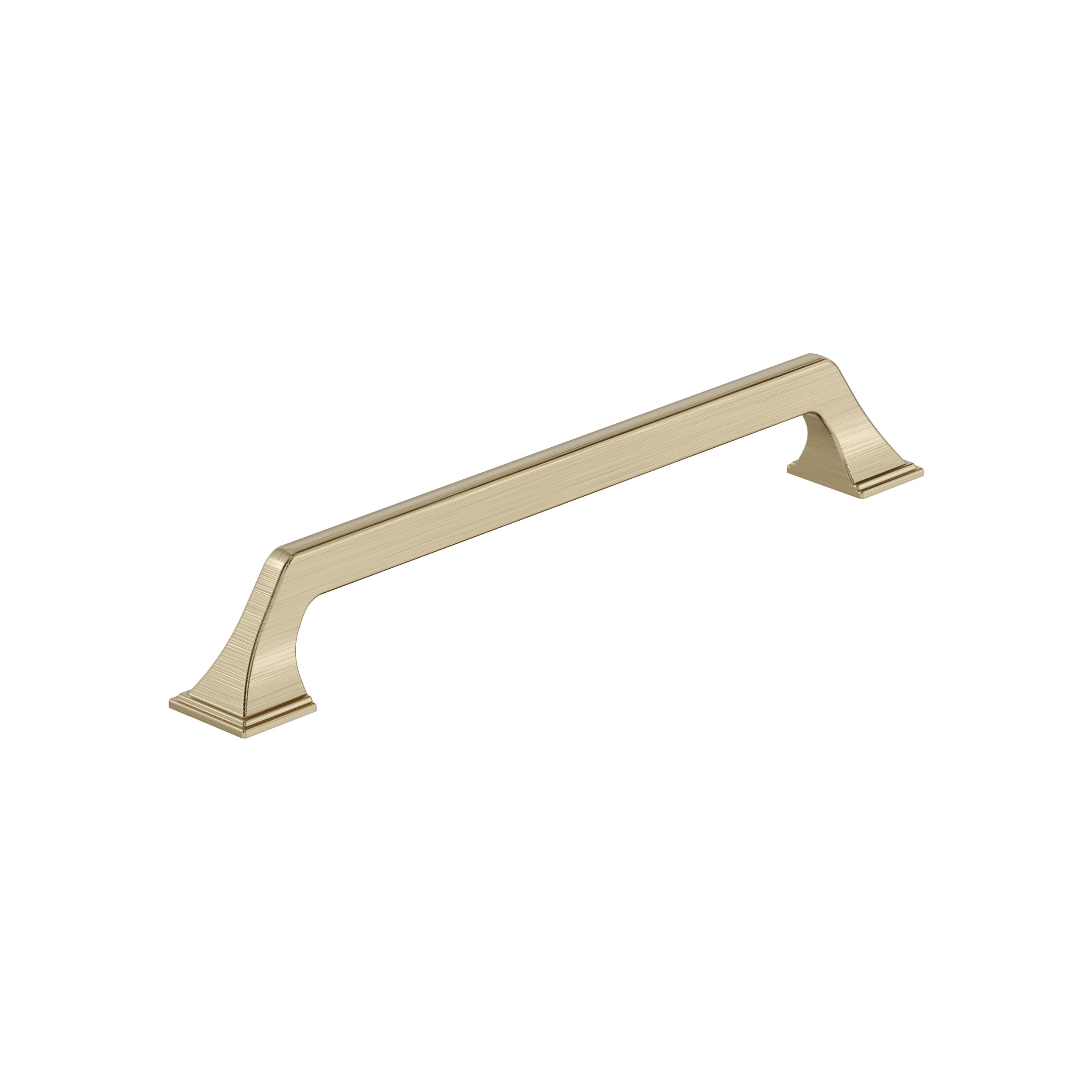 Exceed 7-9/16 inch (192mm) Center-to-Center Golden Champagne Cabinet Pull