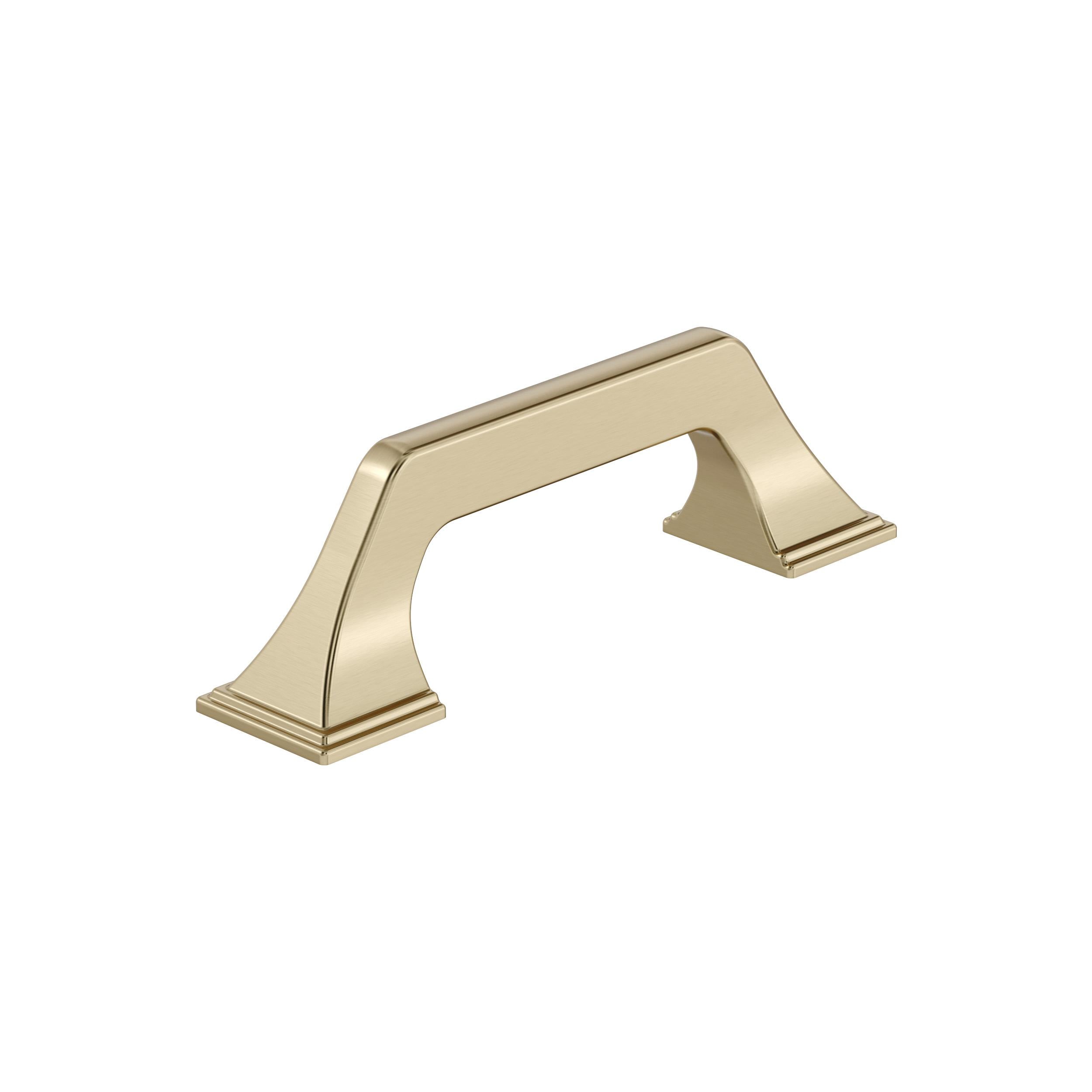 Exceed 3 inch (76mm) Center-to-Center Golden Champagne Cabinet Pull