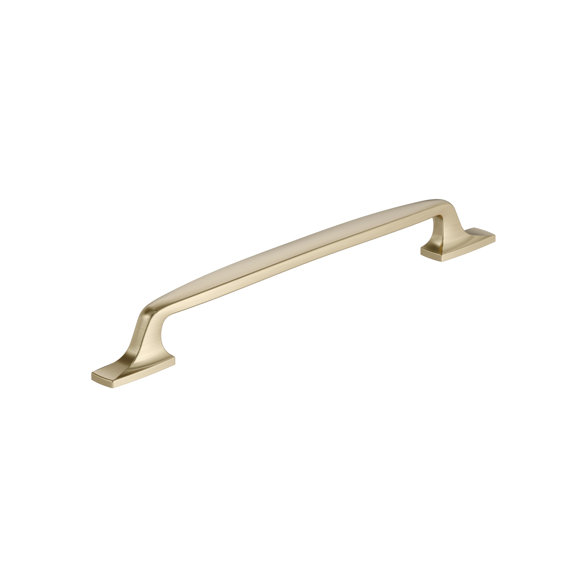 Highland Ridge 8-13/16 inch (224mm) Center-to-Center Golden Champagne Cabinet Pull