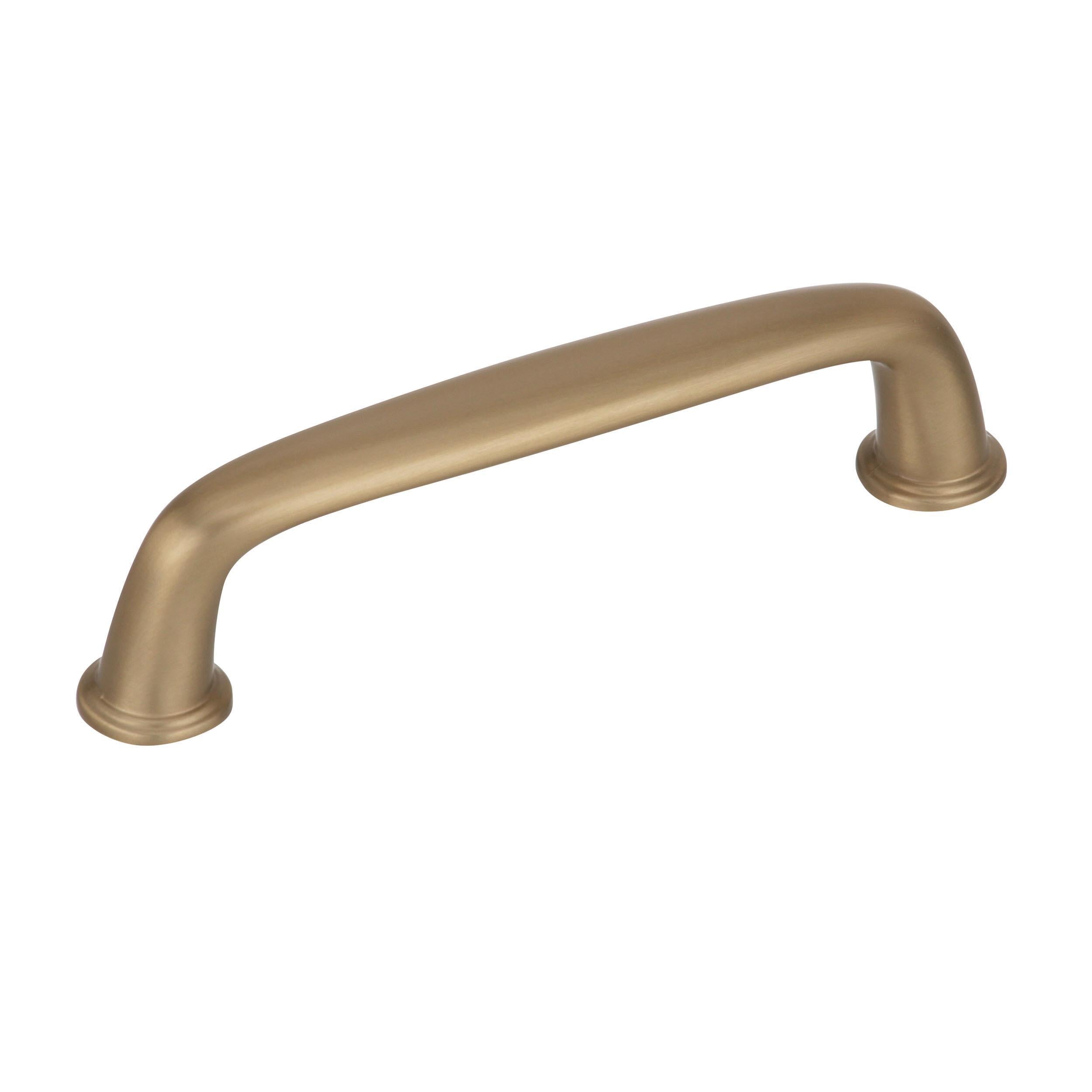 Kane 3-3/4 inch (96mm) Center-to-Center Golden Champagne Cabinet Pull