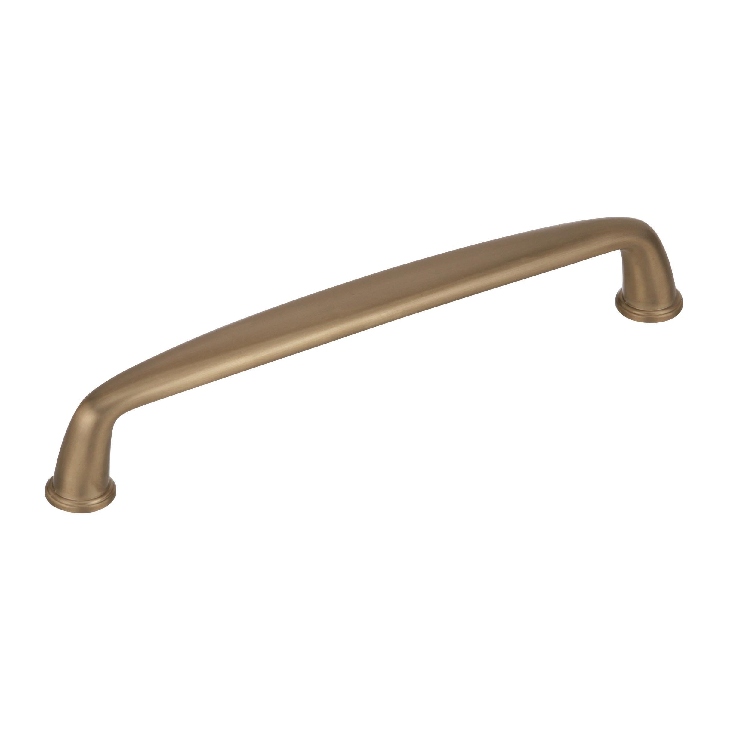 Kane 6-5/16 inch (160mm) Center-to-Center Golden Champagne Cabinet Pull