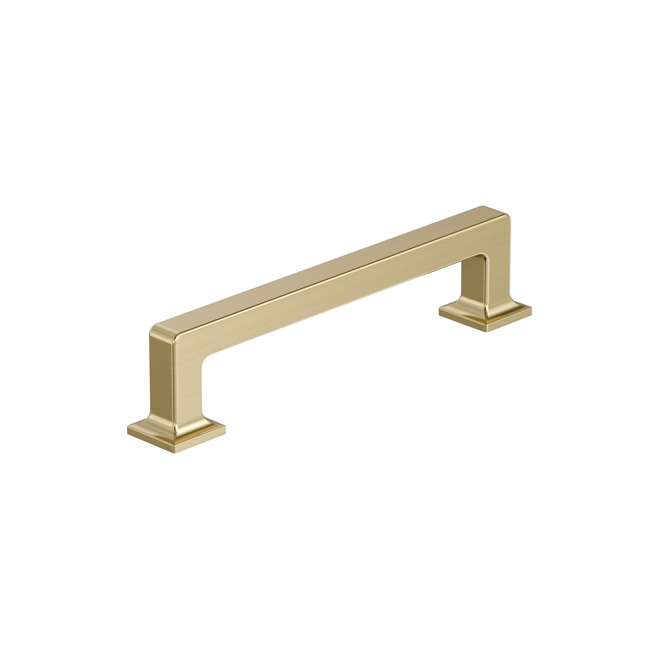 Lintel 5-1/16 inch (128mm) Center-to-Center Golden Champagne Cabinet Pull