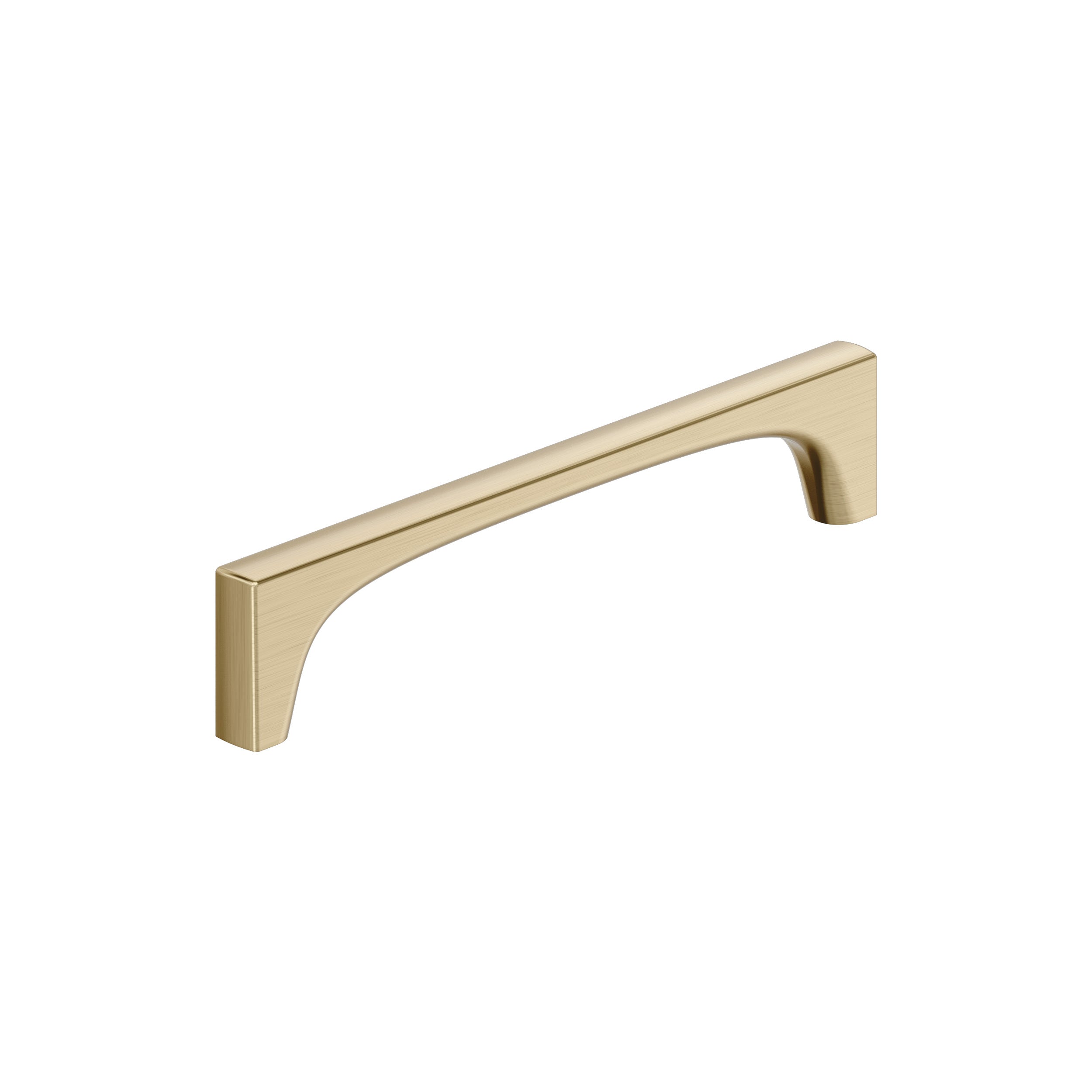 Merced 6-5/16 inch (160mm) Center-to-Center Golden Champagne Cabinet Pull