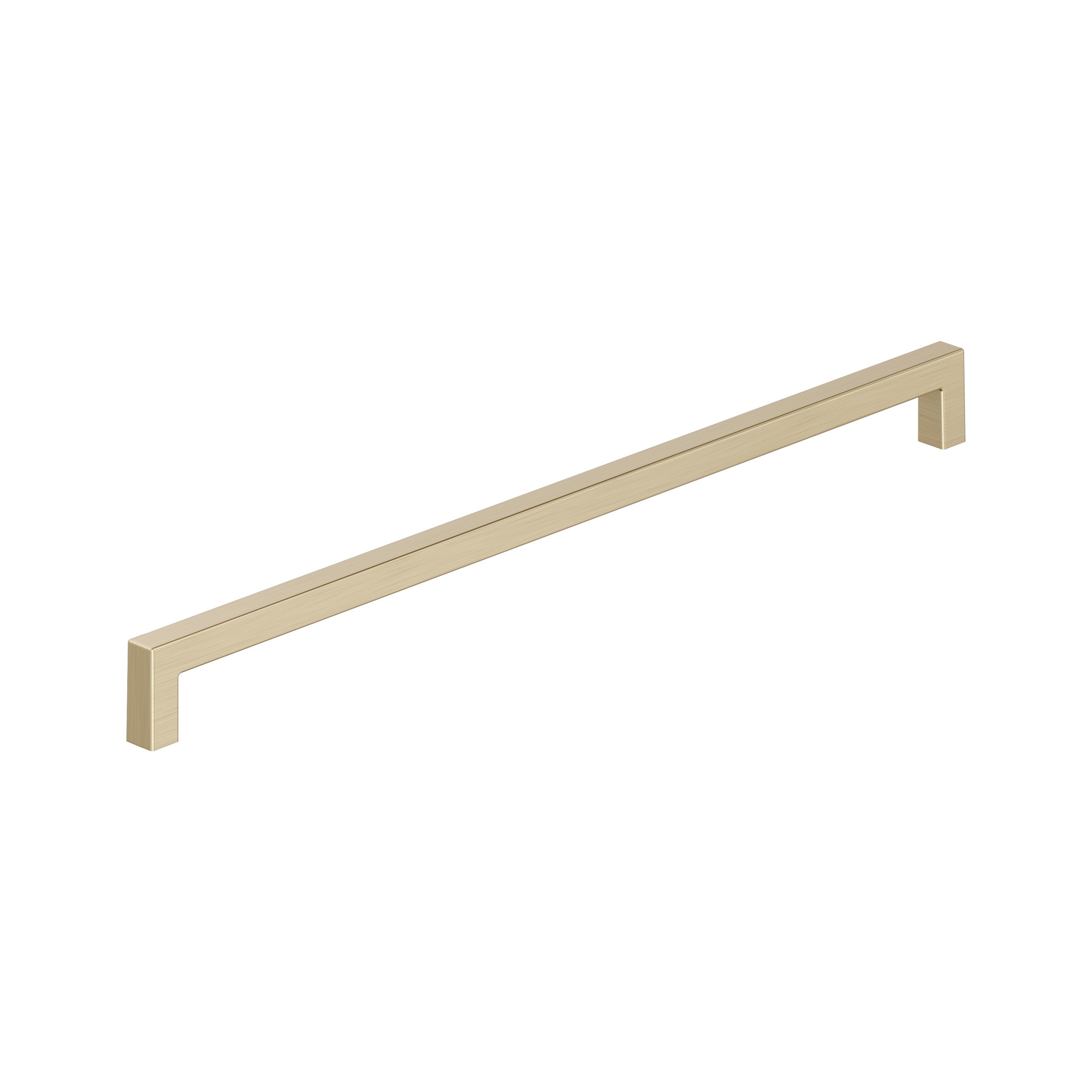 Monument 12-5/8 inch (320mm) Center-to-Center Golden Champagne Cabinet Pull