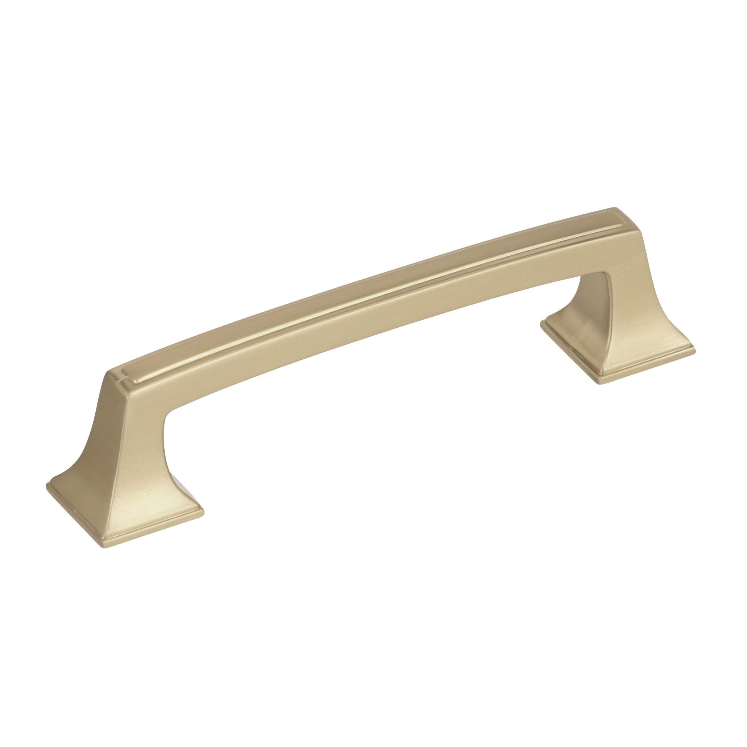 Mulholland 3-3/4 inch (96mm) Center-to-Center Golden Champagne Cabinet Pull