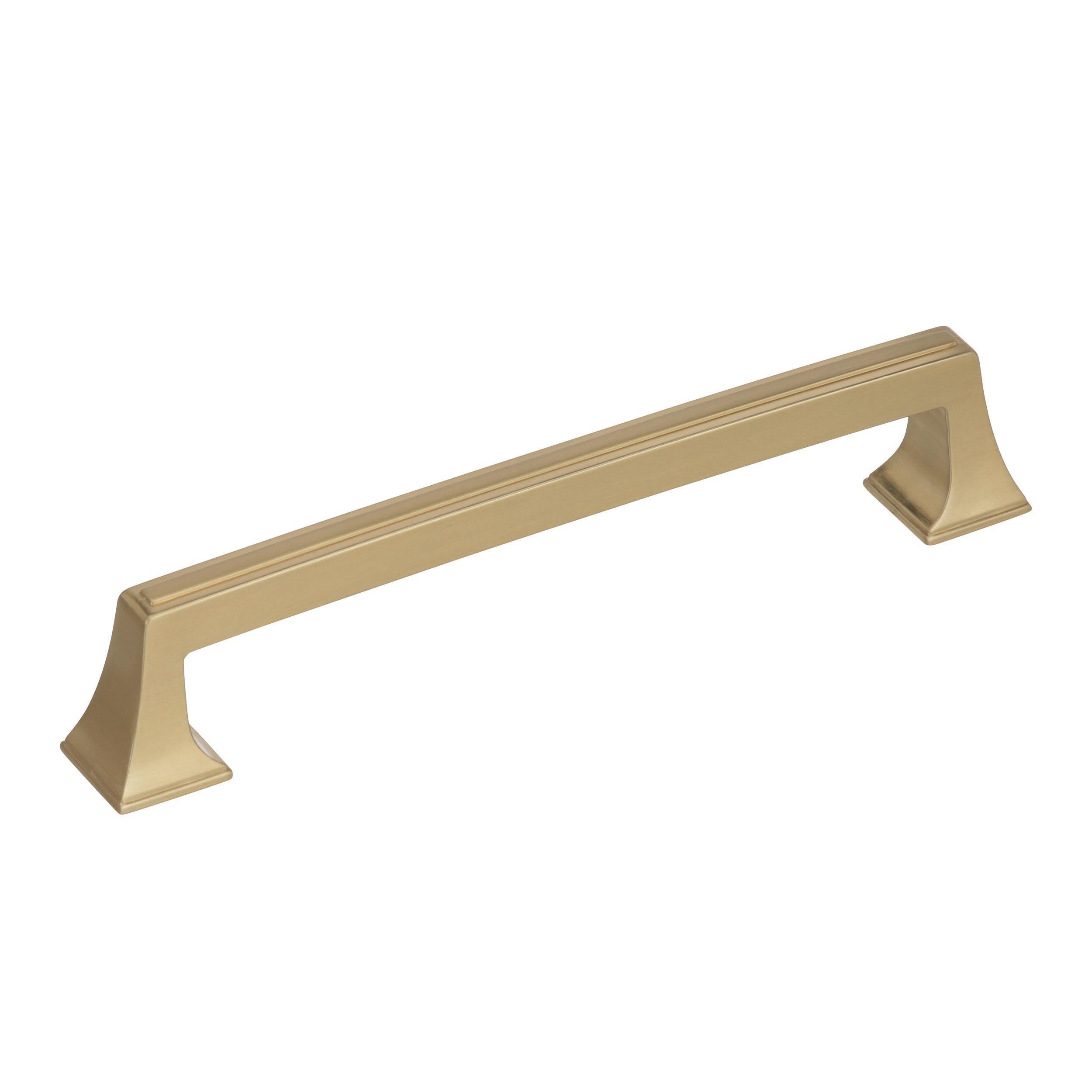 Mulholland 6-5/16 inch (160mm) Center-to-Center Golden Champagne Cabinet Pull