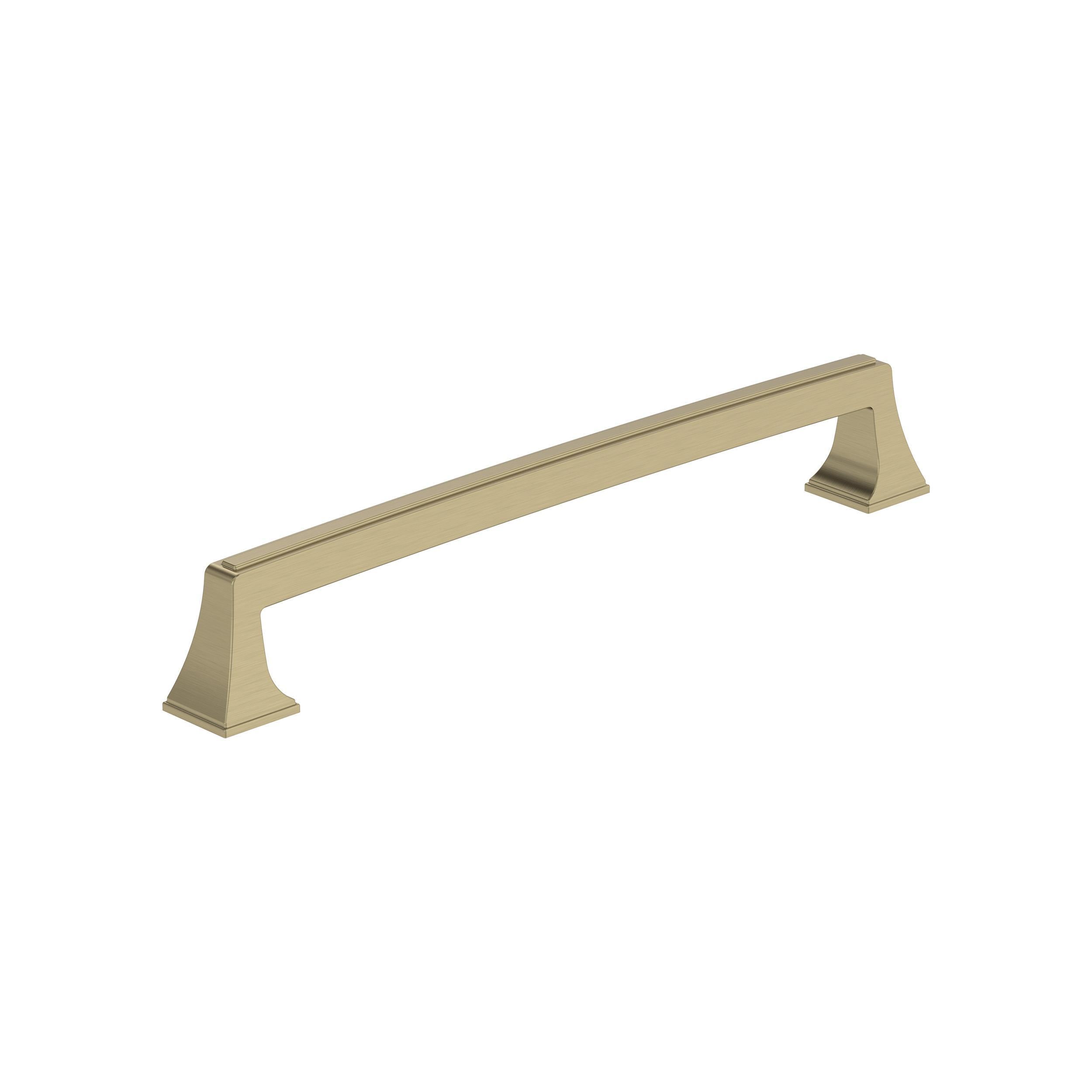Mulholland 8 inch (203mm) Center-to-Center Golden Champagne Cabinet Pull
