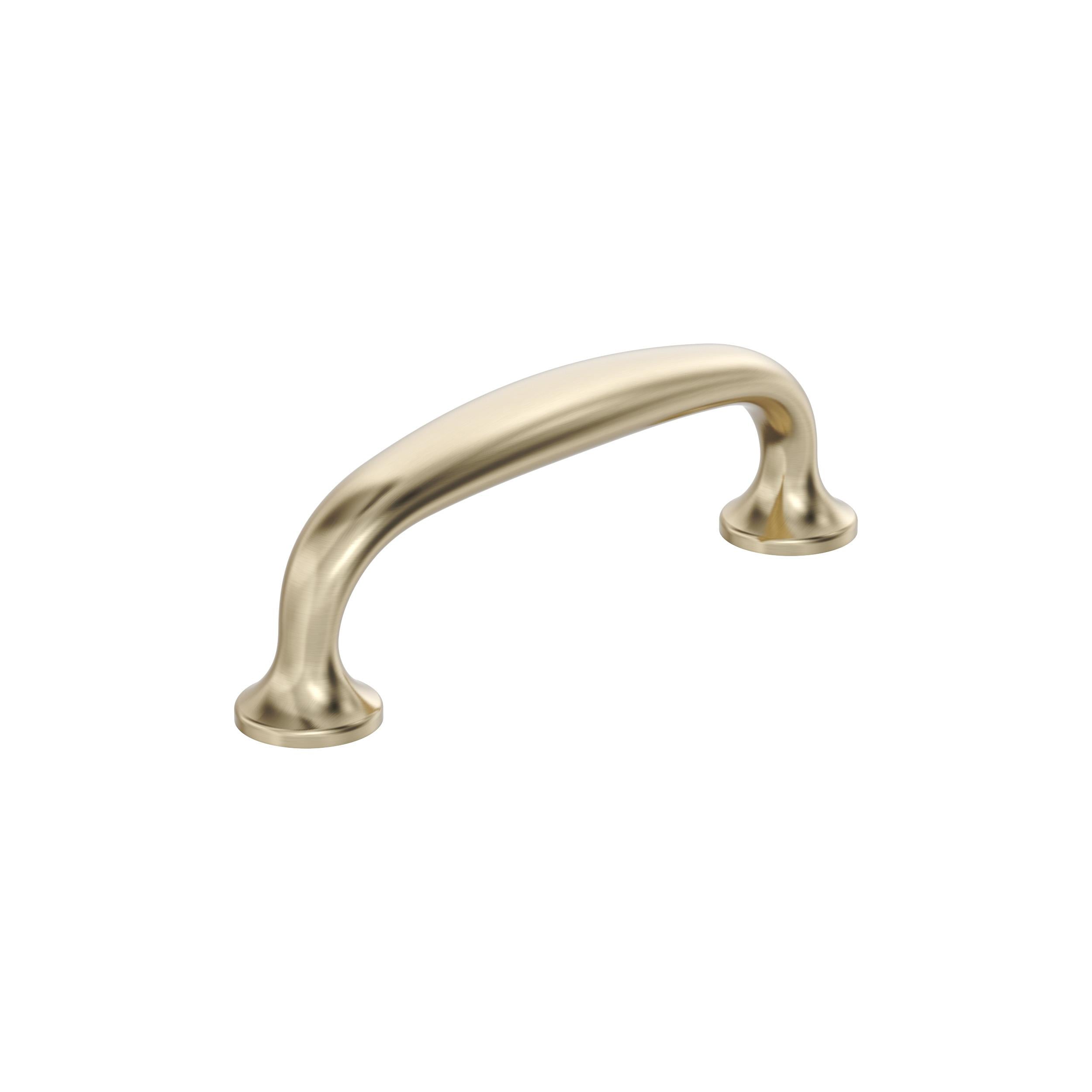 Renown 3 inch (76mm) Center-to-Center Golden Champagne Cabinet Pull