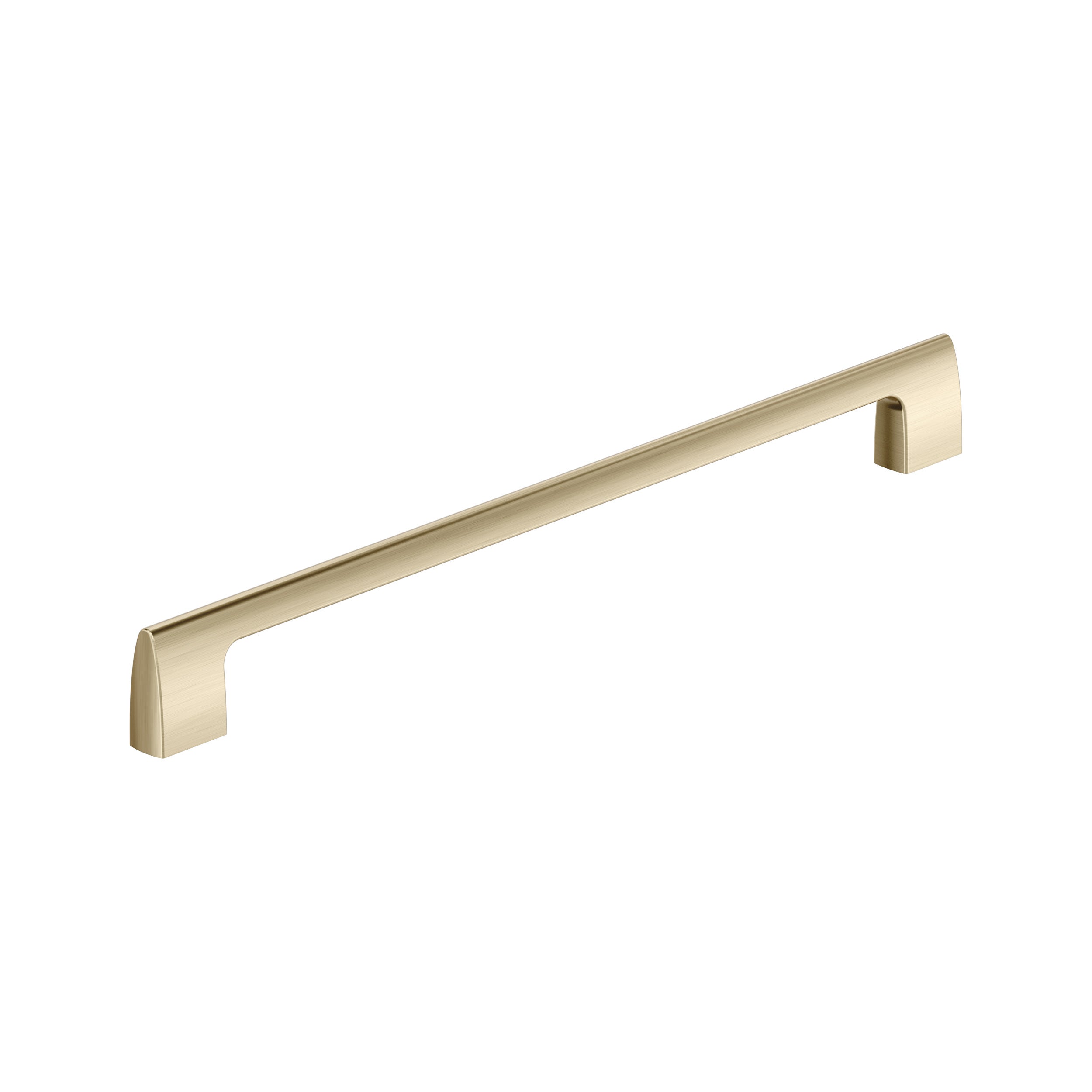 Riva 12-5/8 inch (320mm) Center-to-Center Golden Champagne Cabinet Pull