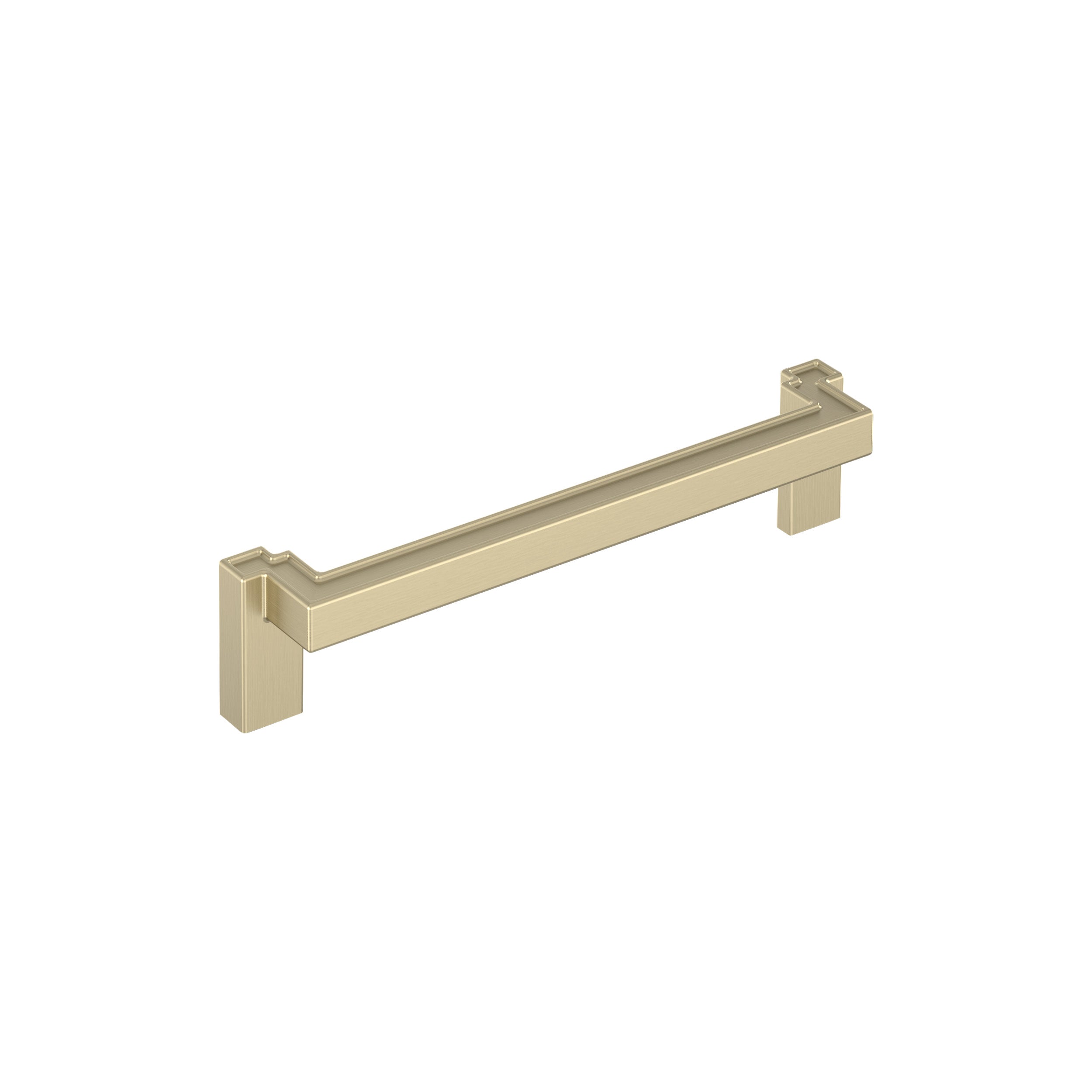 Rockhurst 6-5/16 inch (160mm) Center-to-Center Golden Champagne Cabinet Pull