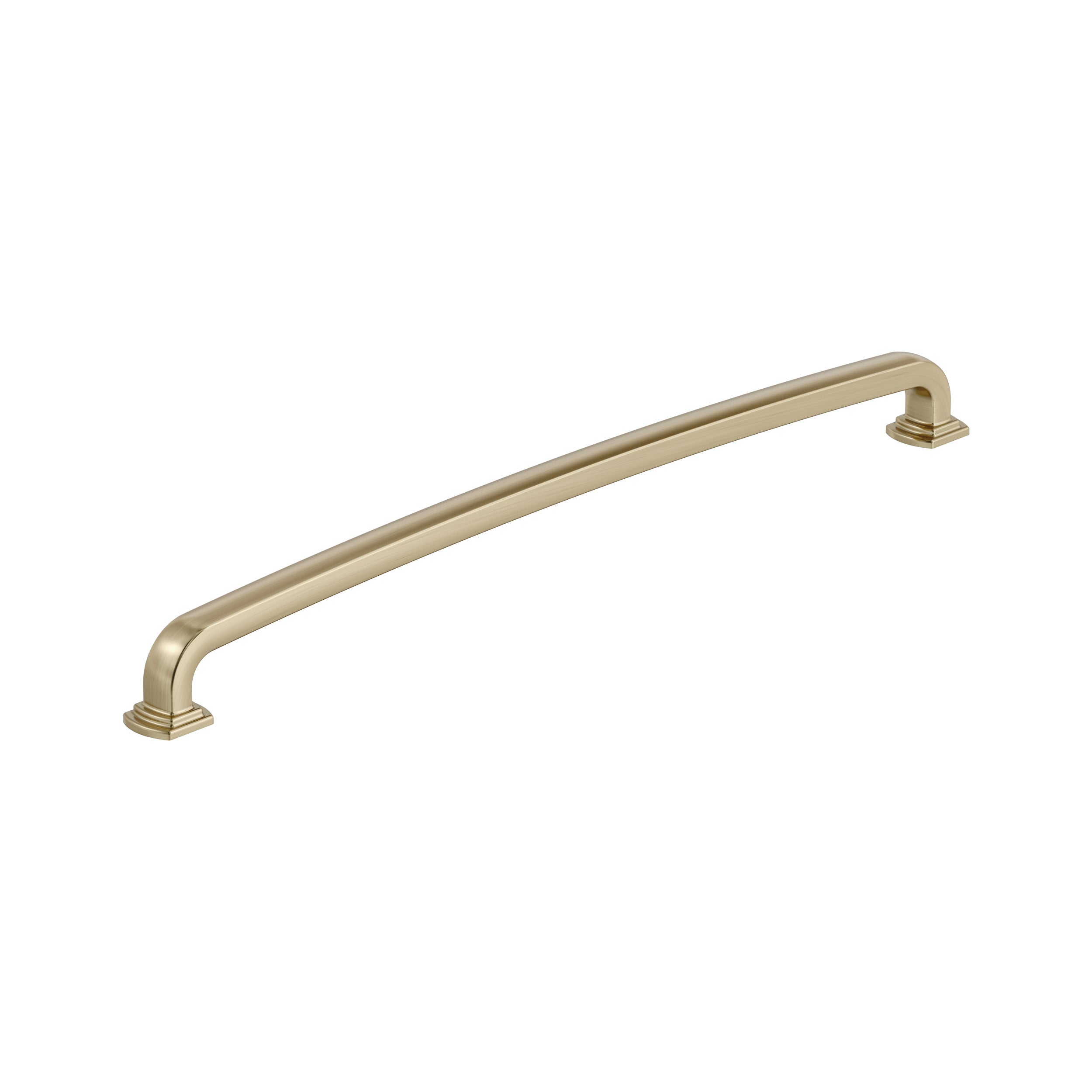 Surpass 12-5/8 inch (320mm) Center-to-Center Golden Champagne Cabinet Pull