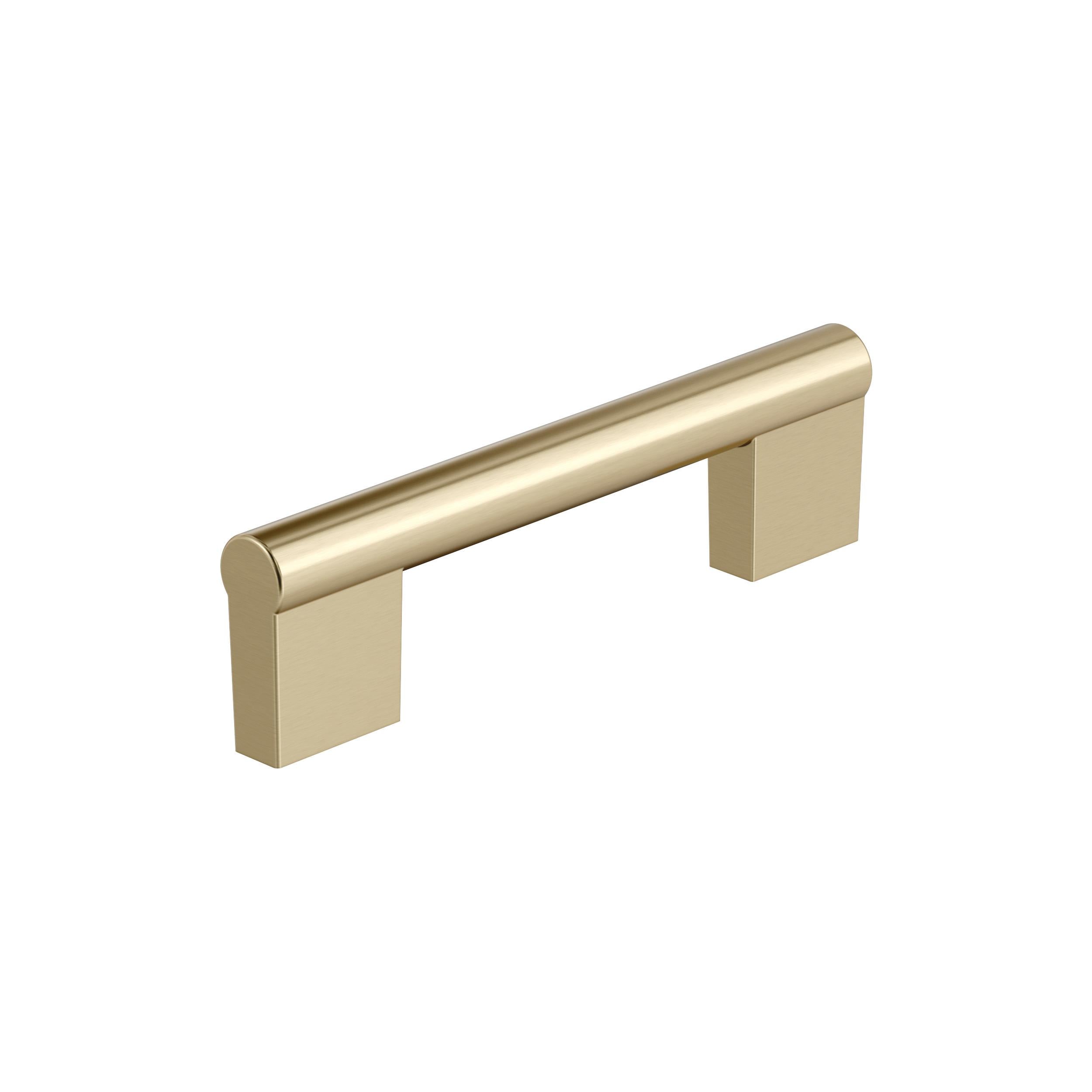 Versa 3-3/4 inch (96mm) Center-to-Center Golden Champagne Cabinet Pull