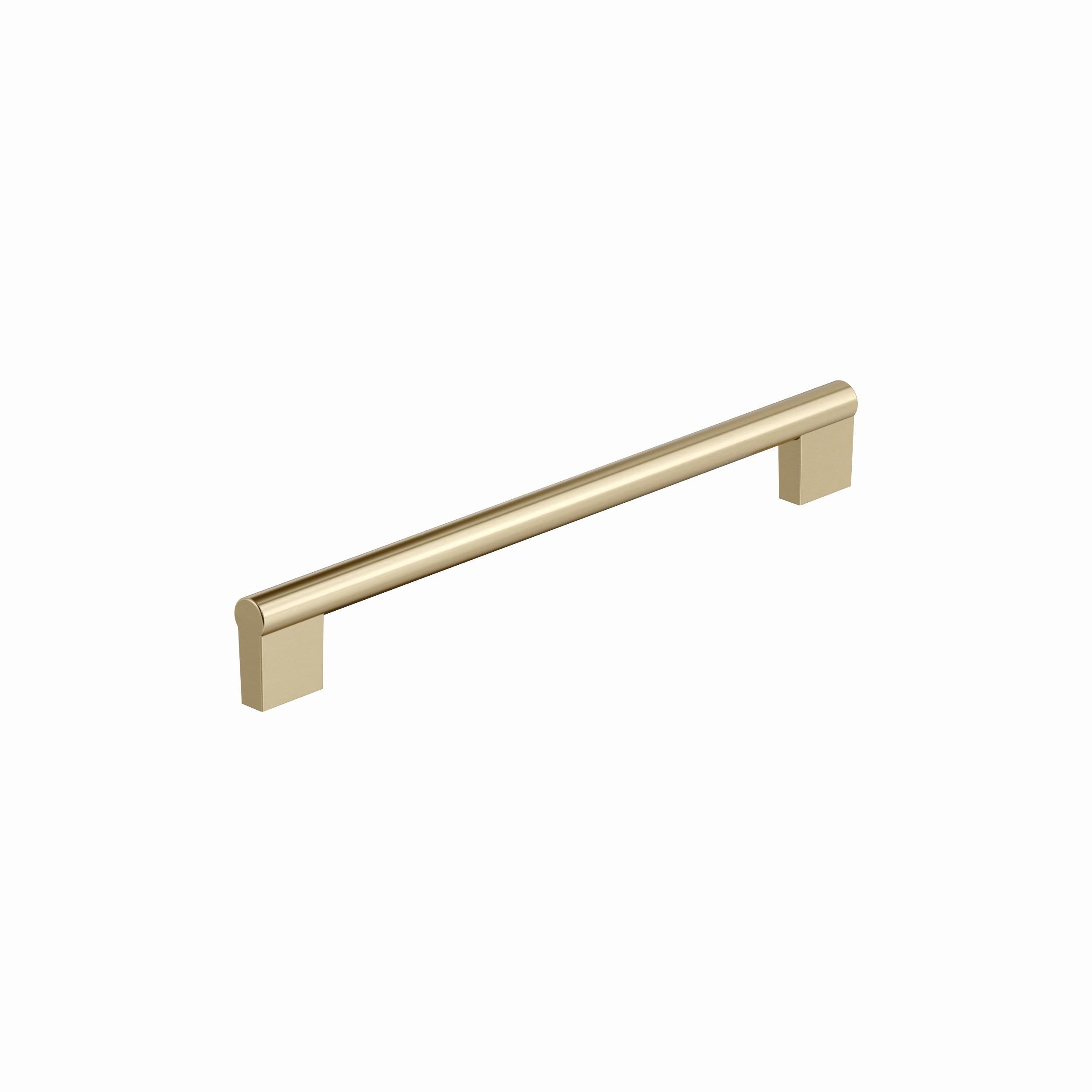 Versa 8-13/16 inch (224mm) Center-to-Center Golden Champagne Cabinet Pull