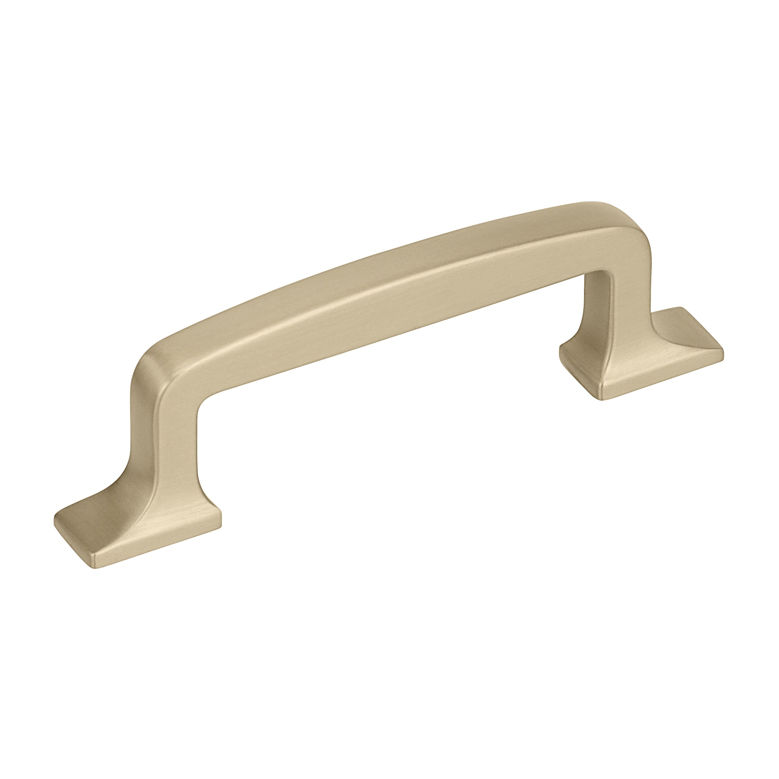 Westerly 3 inch (76mm) Center-to-Center Golden Champagne Cabinet Pull