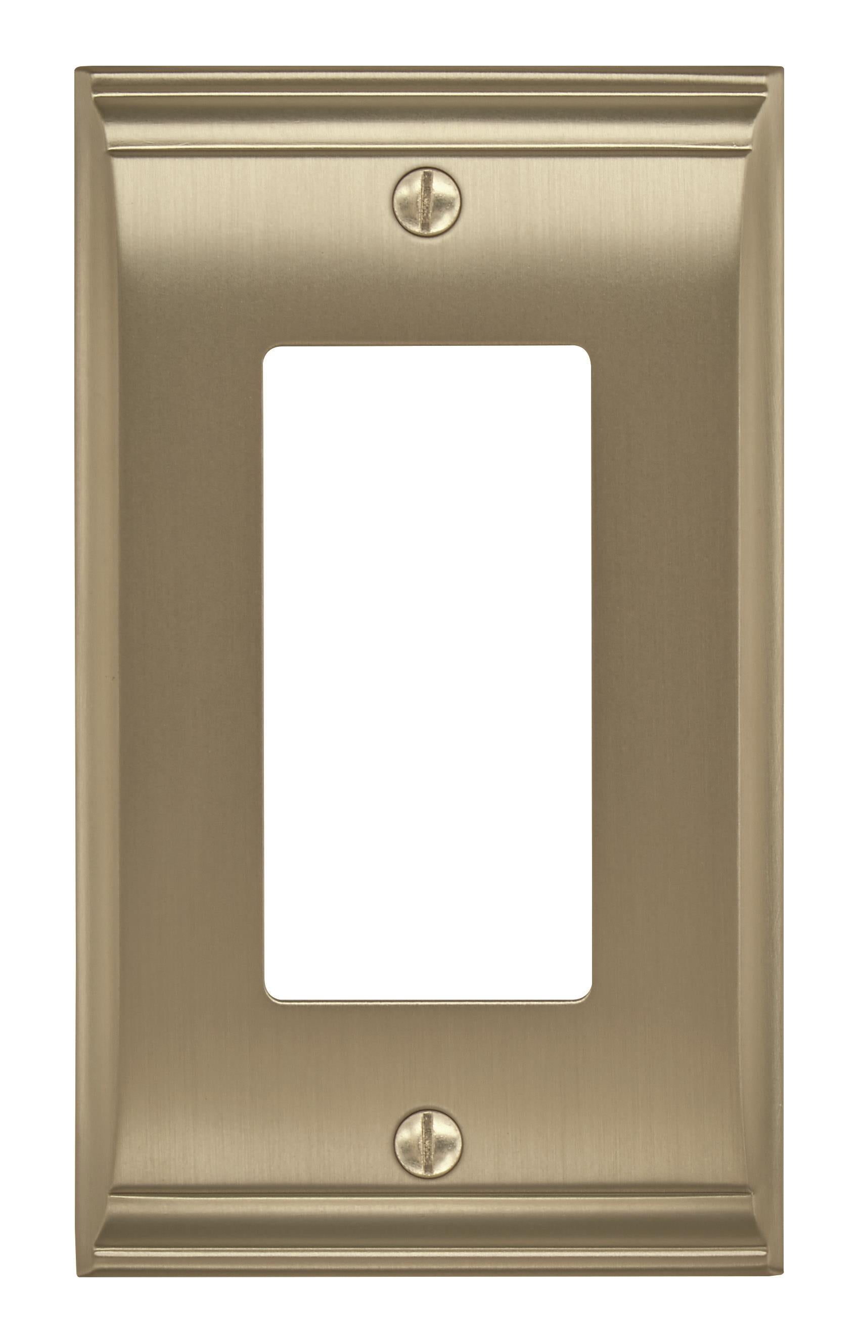 Candler 1 Rocker Golden Champagne Wall Plate
