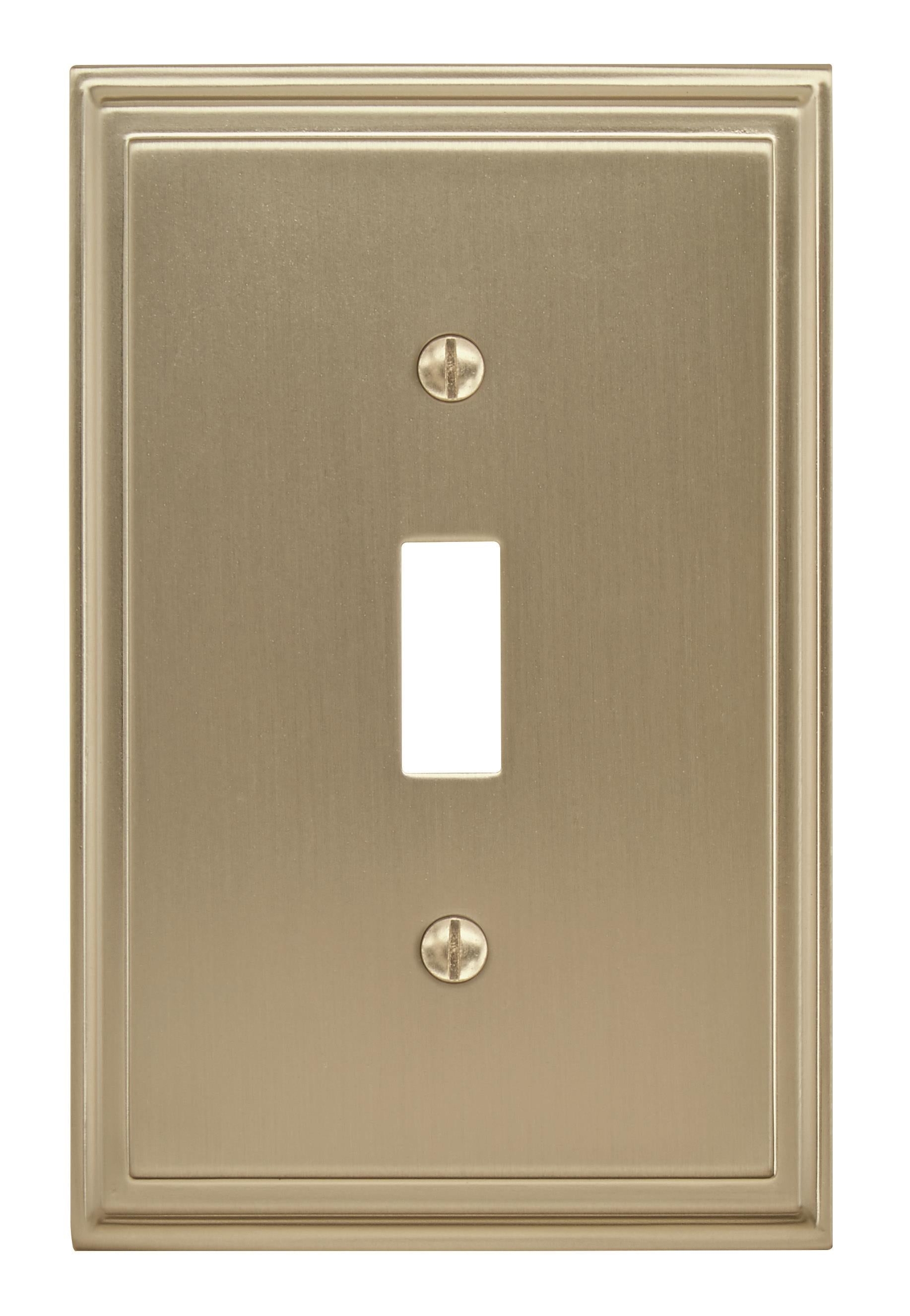 Mulholland 1 Toggle Golden Champagne Wall Plate