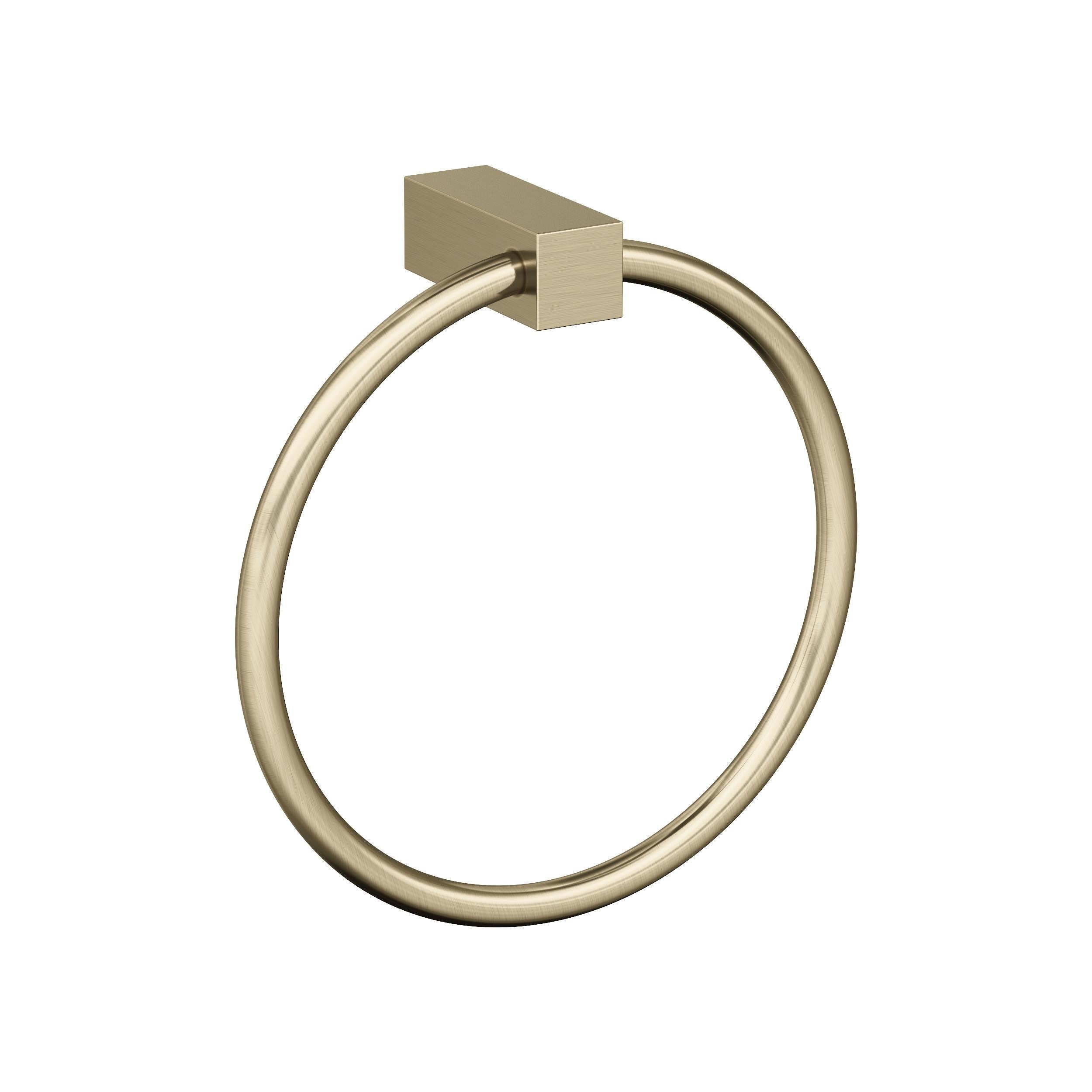 Monument Golden Champagne Closed Towel Ring