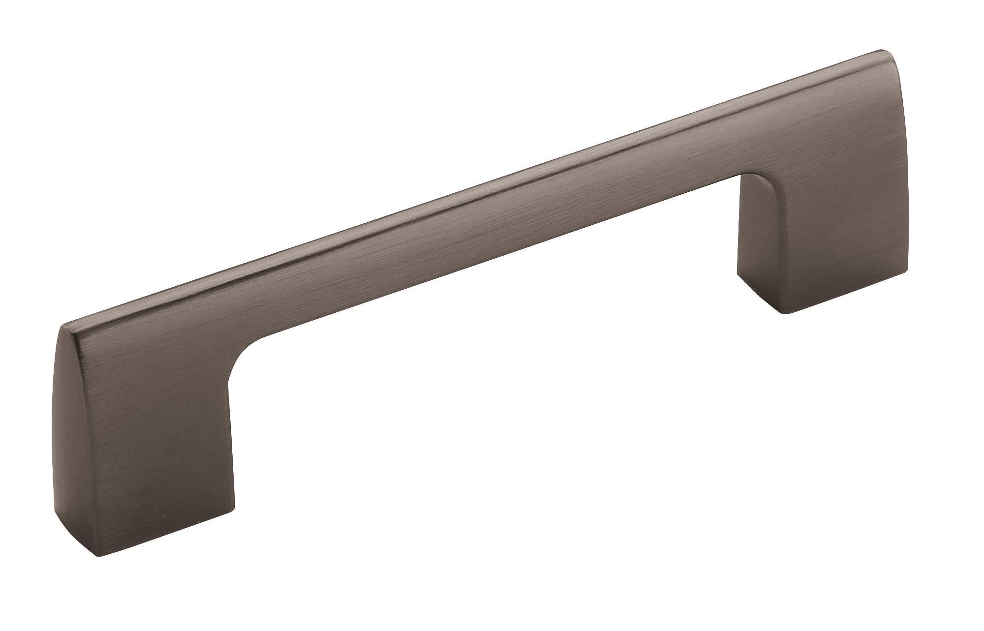 Riva 3-3/4 inch (96mm) Center-to-Center Graphite Cabinet Pull