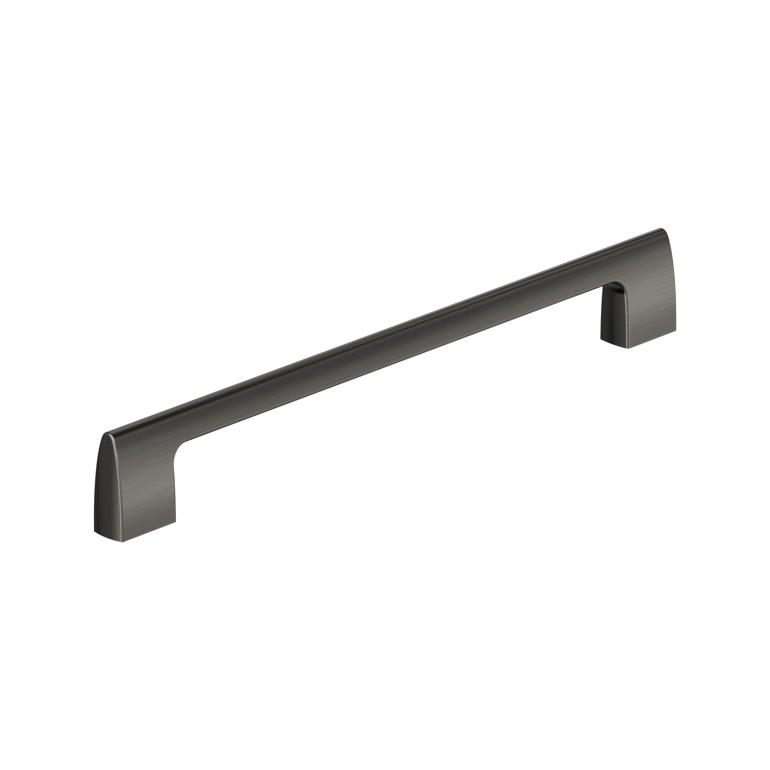 Riva 10-1/16 inch (256mm) Center-to-Center Graphite Cabinet Pull