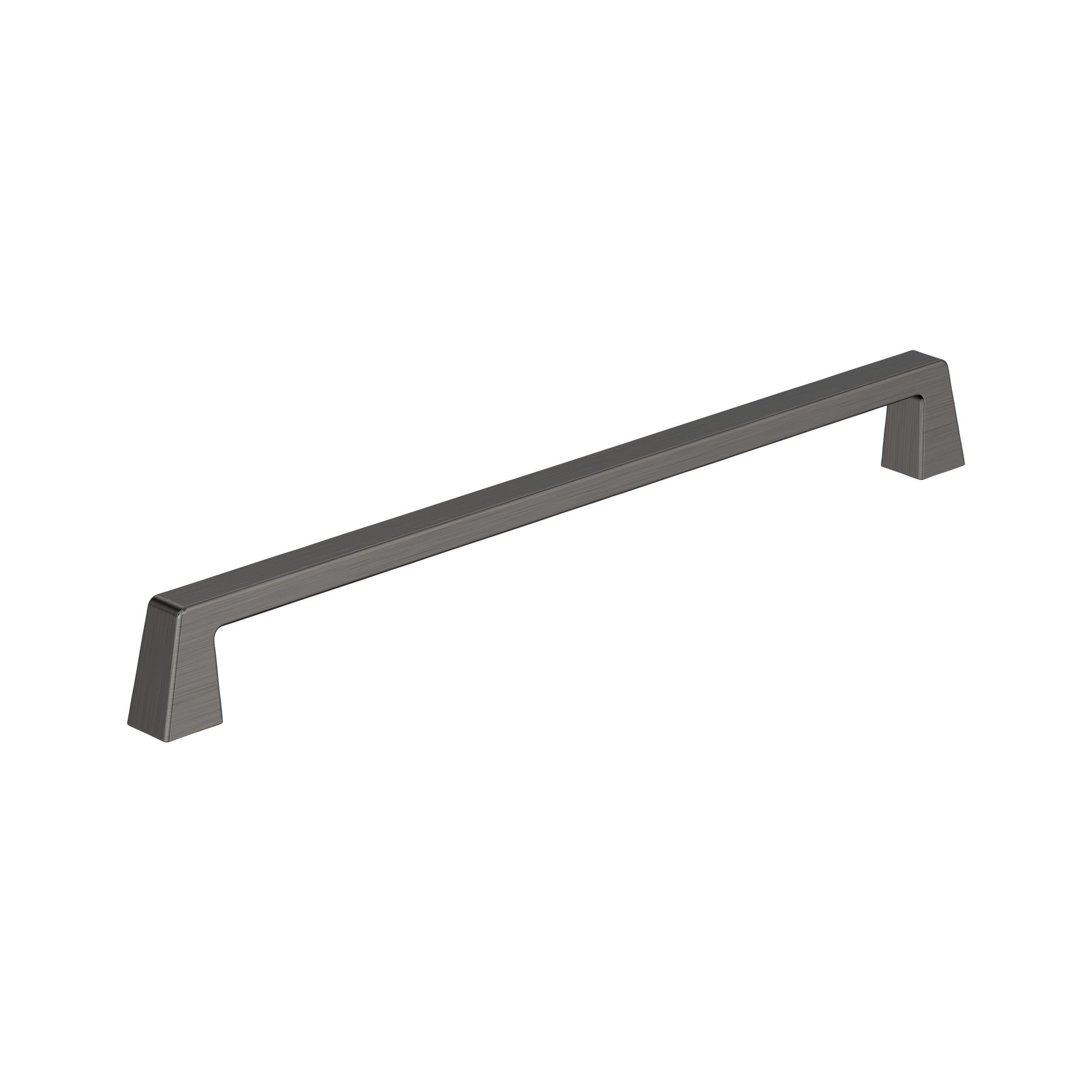 Blackrock 10-1/16 inch (256mm) Center-to-Center Gunmetal Cabinet Pull