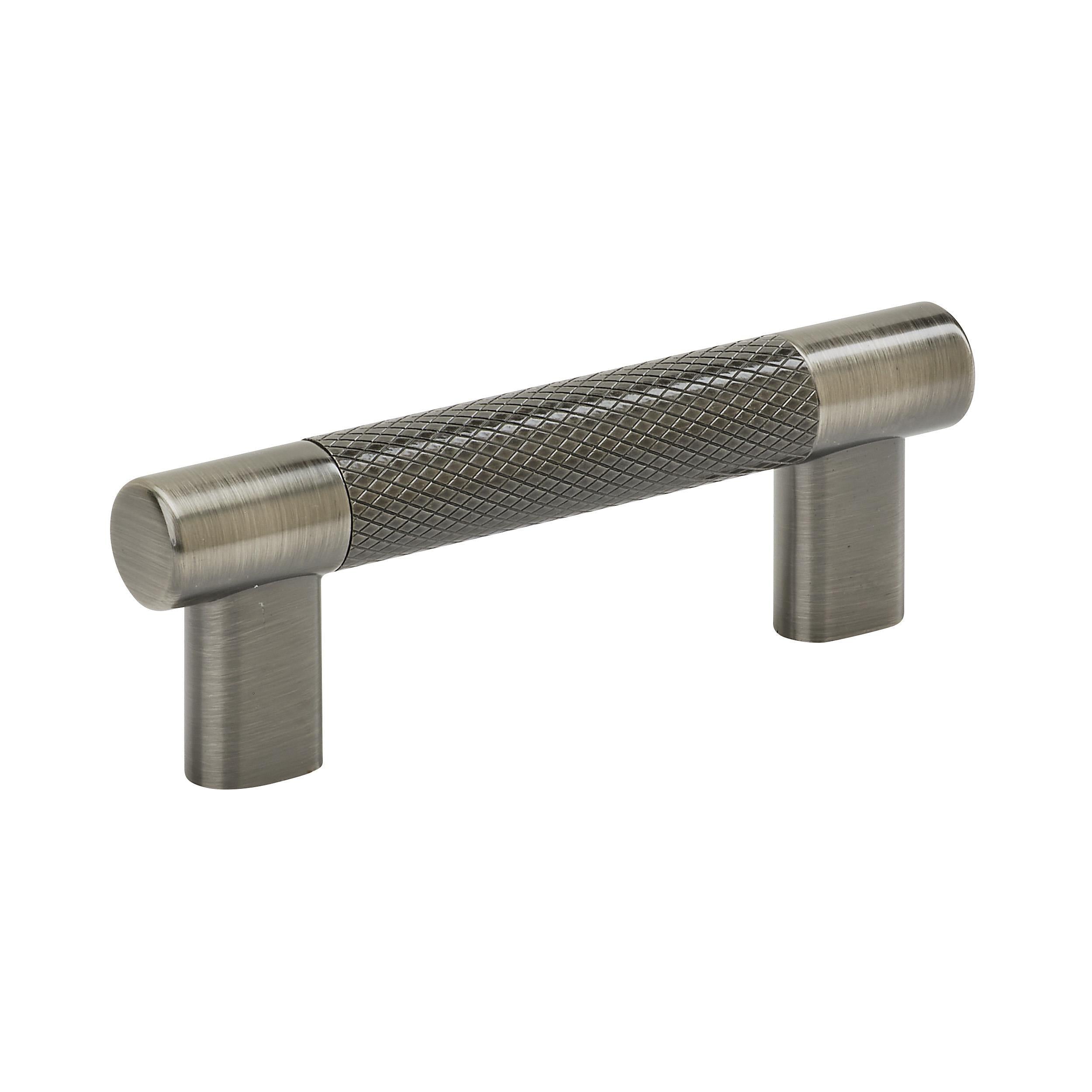Bronx 3 inch or 3-3/4 inch (76mm or 96mm) Center-to-Center Gunmetal Cabinet Pull