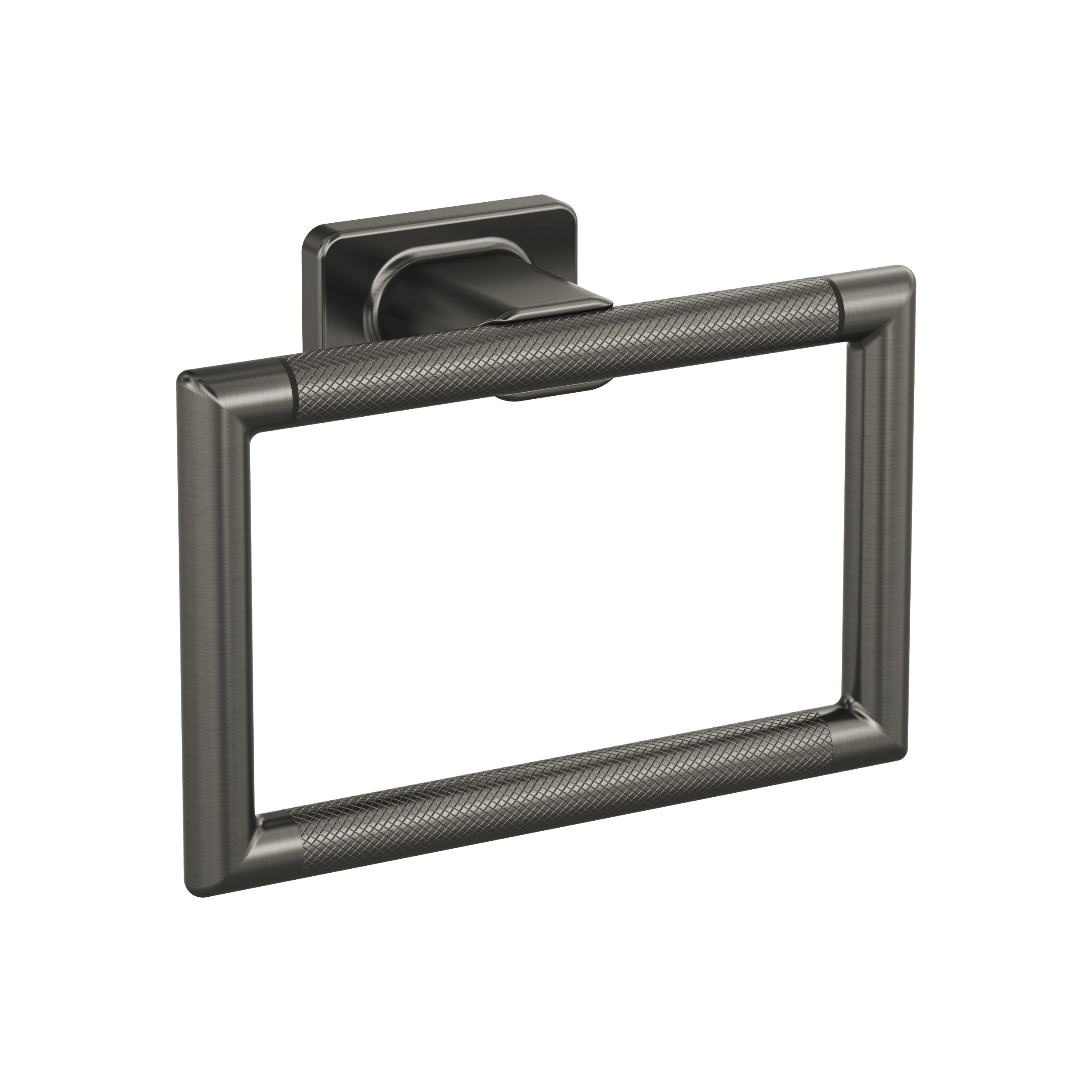 Bronx Gunmetal Closed Towel Ring